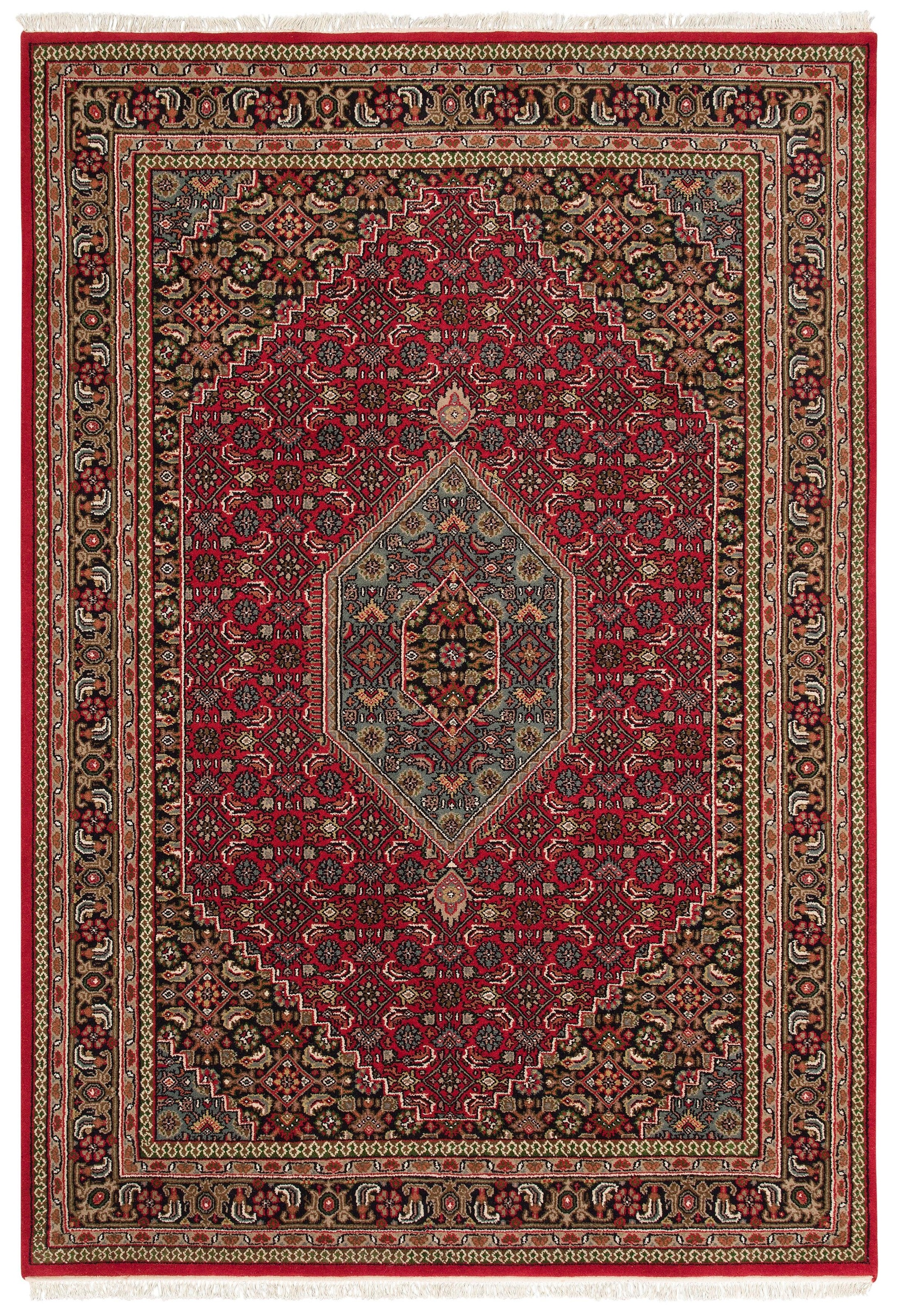 OTTO home Wollteppich "Fares" rechteckig 12 mm Höhe handgeknüpft, reine Wol günstig online kaufen