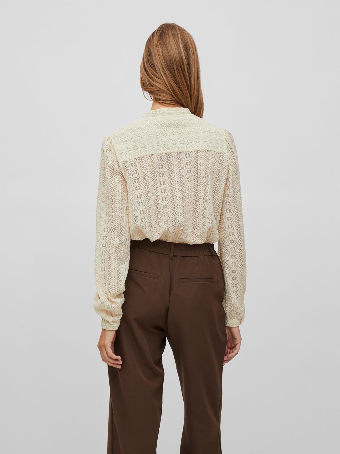 Vila "VICHIKKA LACE L/S SHIRT- NOOS" günstig online kaufen