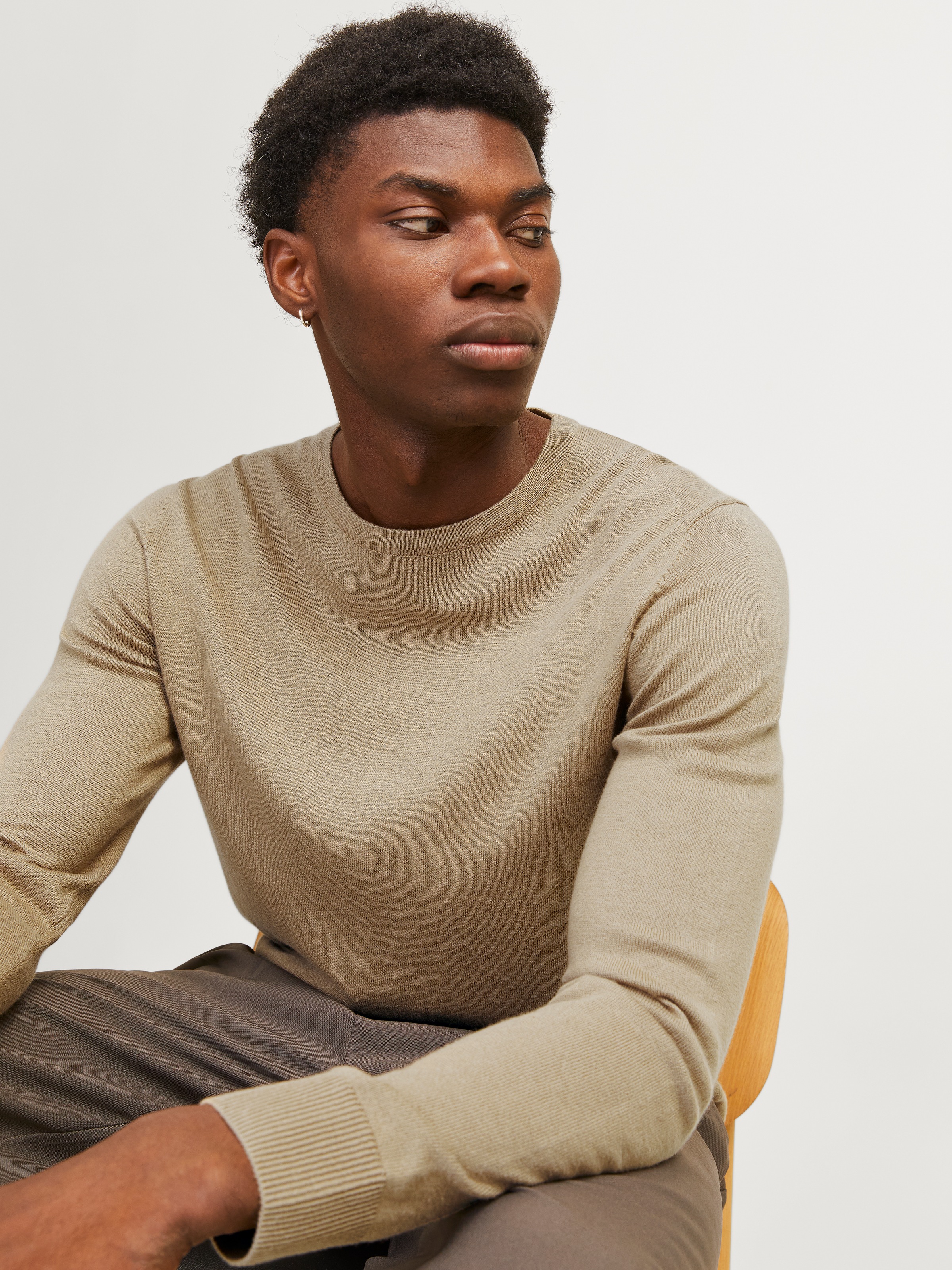 Jack & Jones Strickpullover "JJEEMIL KNIT CREW NECK NOOS", mit Rundhalsauss günstig online kaufen