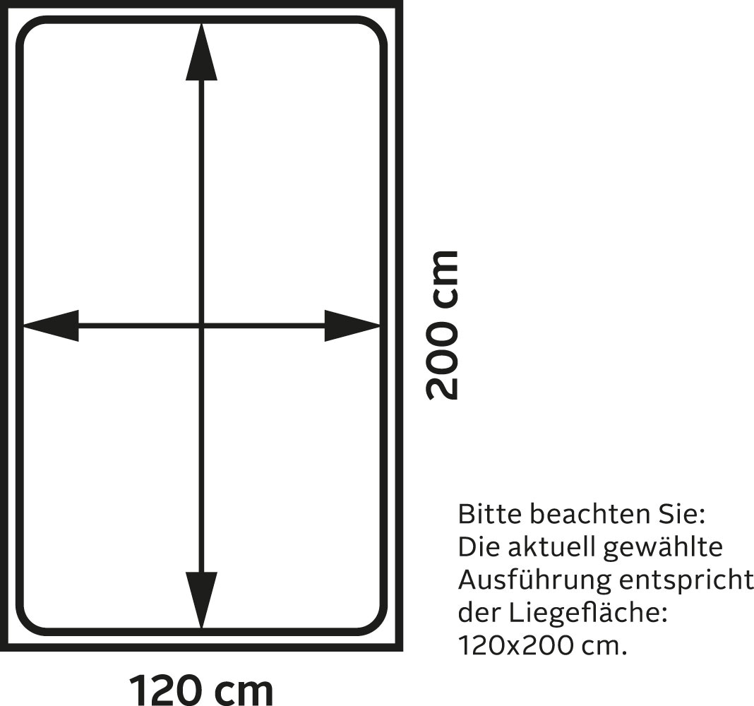 Jockenhöfer Gruppe Boxspringbett »Amelie«, mit Bettkasten und Topper, erhältlich in 120 & 140cm Breite