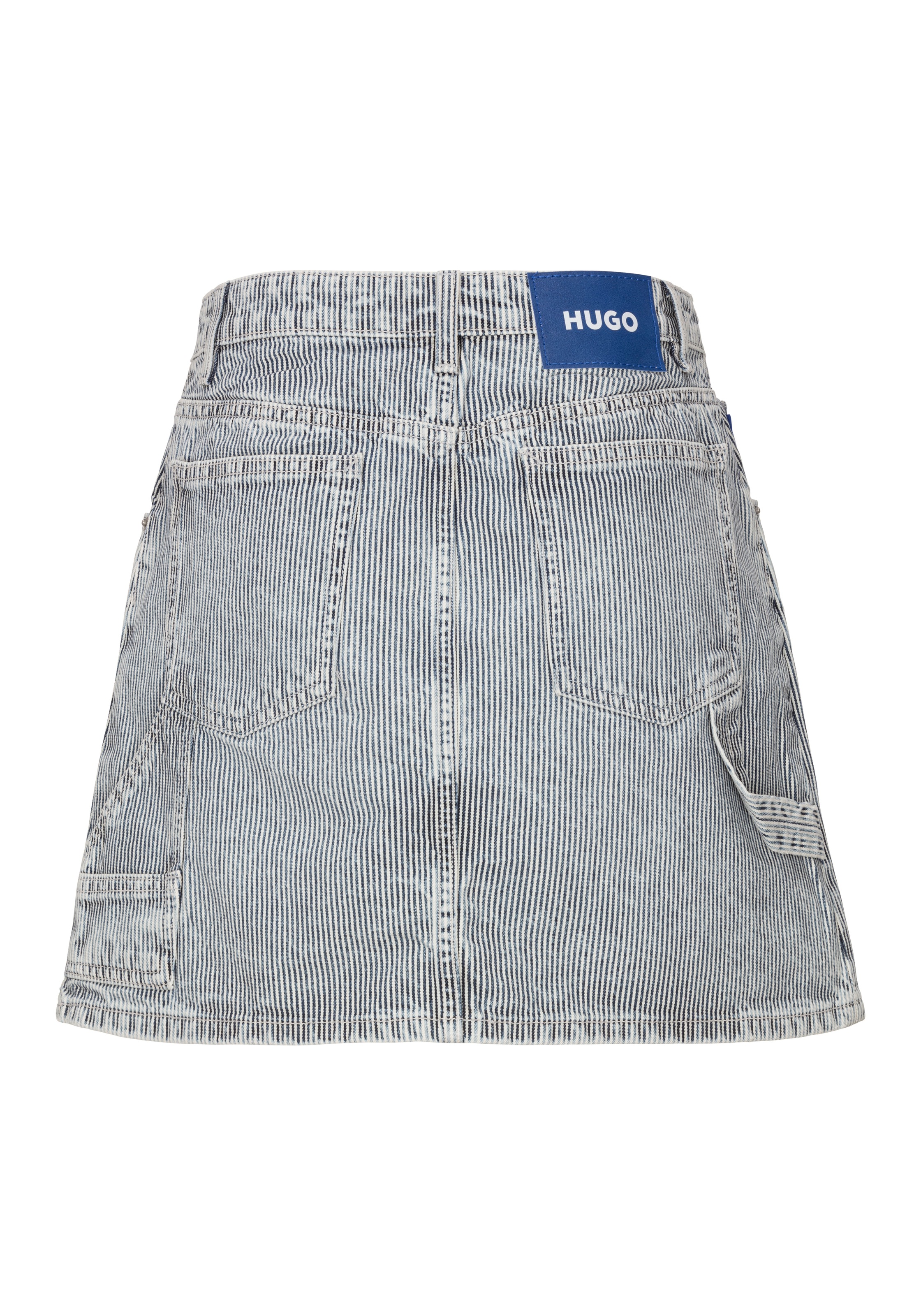 HUGO Blue Jeansrock "Gami", mit Loop-Detail günstig online kaufen