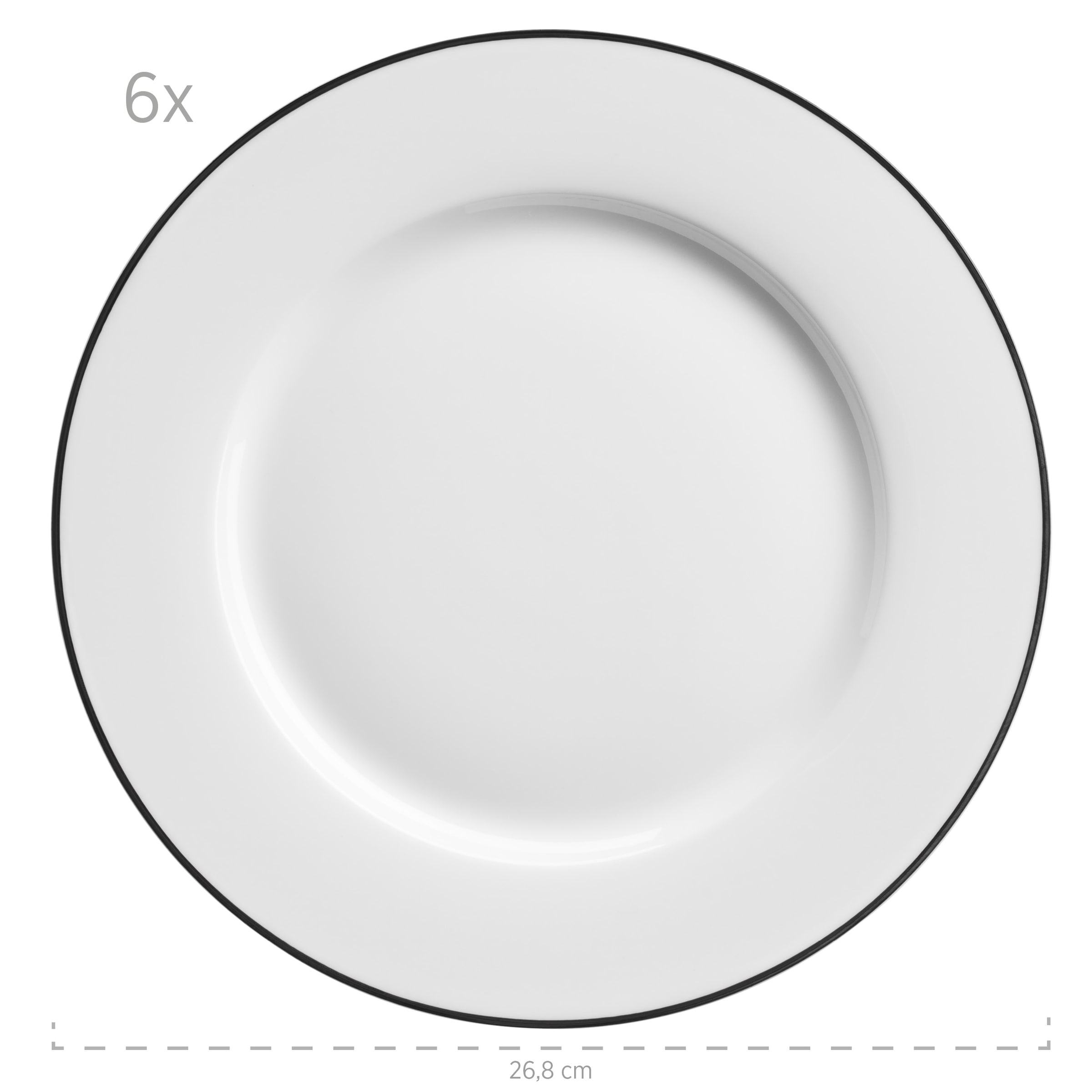 MÄSER Tafelservice »NOLA, Geschirr-Set, Porzellan«