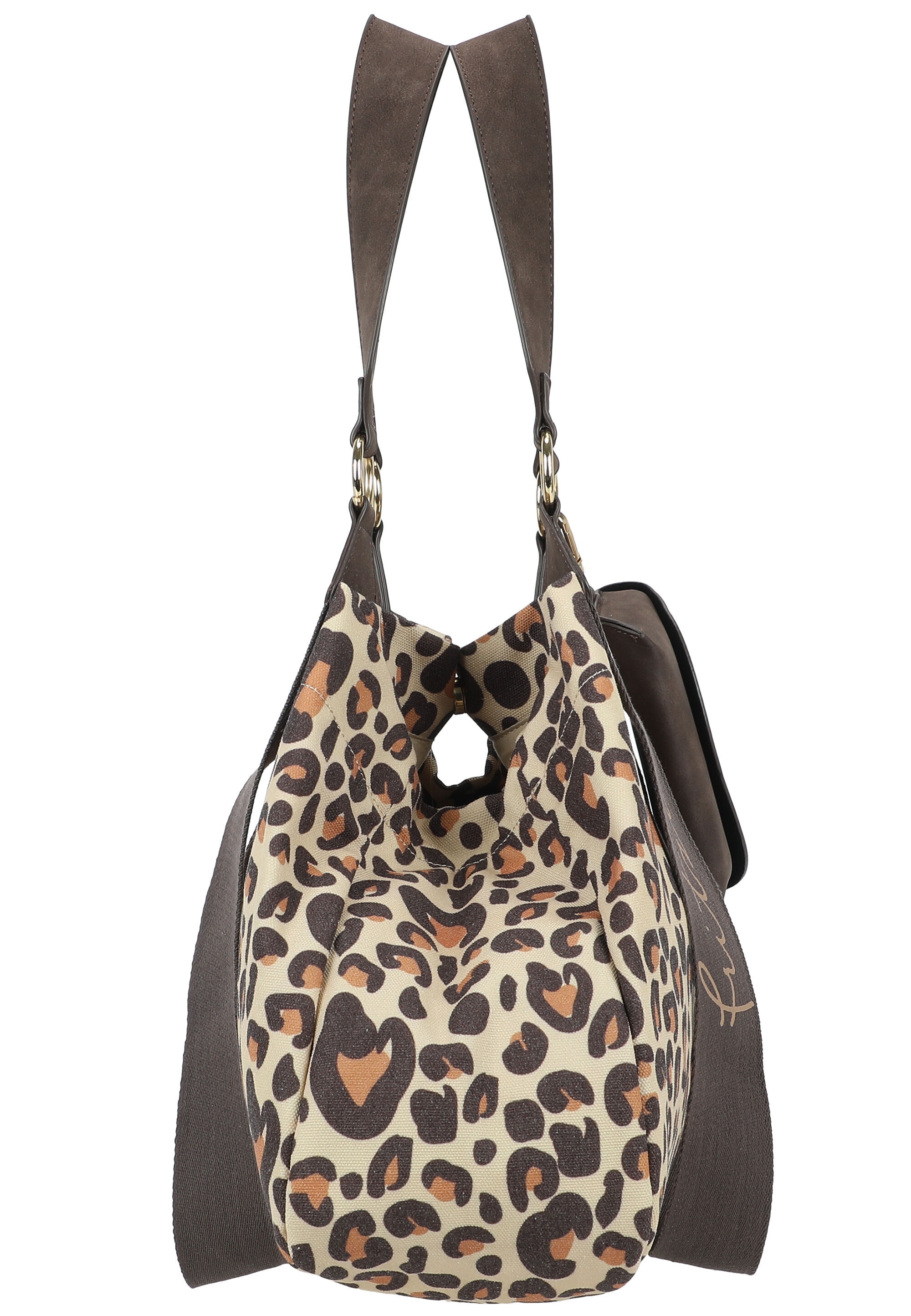 Fritzi aus Preußen Shopper »Izzy Medium Limited Leo Camel« mit Leomuster