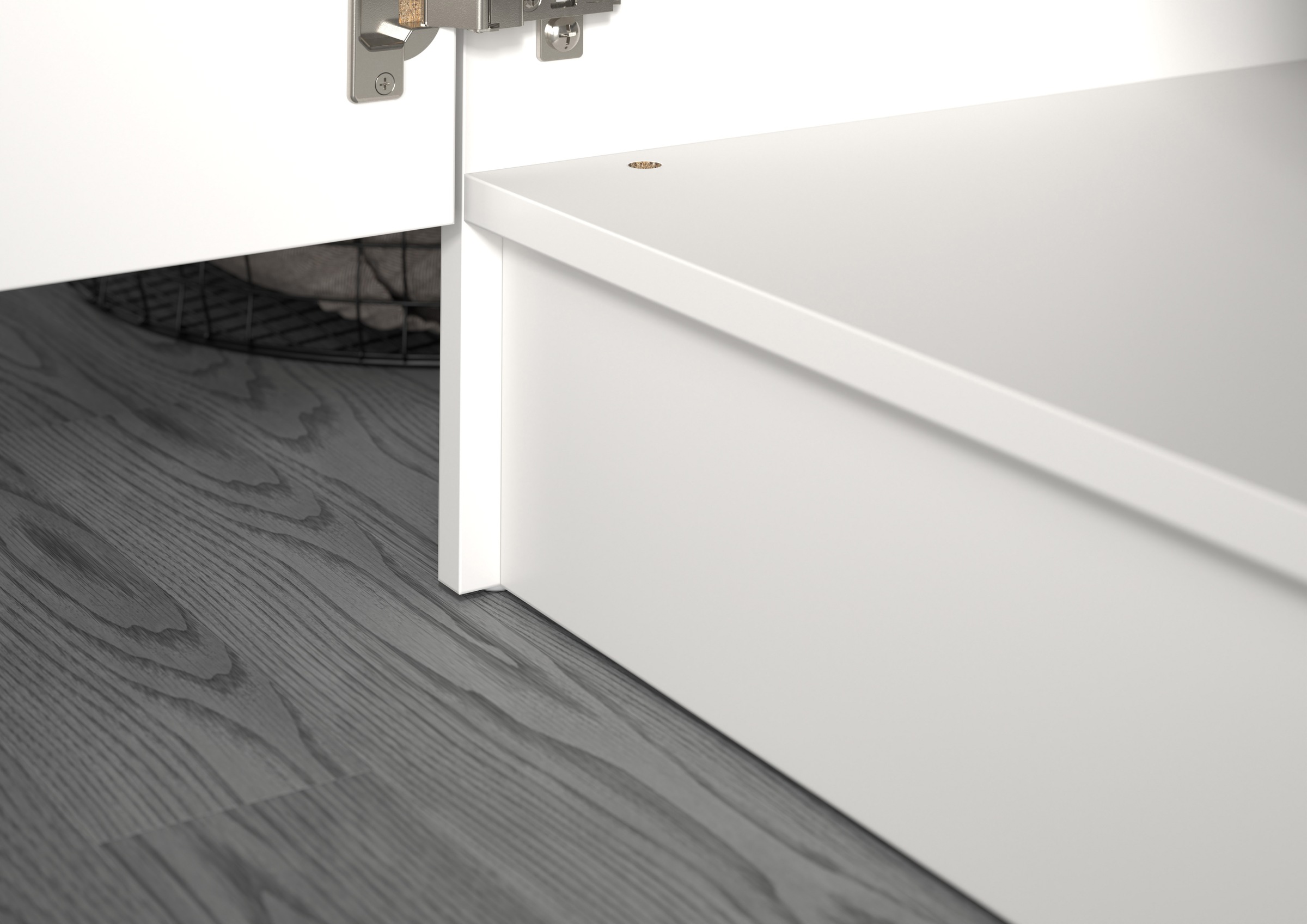 welltime Badmöbel-Set »FALAS, TOPSELLER!, 4-teilig, Hauswirtschaftsraum Set, Breite 248 cm« 1x Wäsche-, 2x Waschmaschinenumbau- & 1xMehrzweckschrank, 