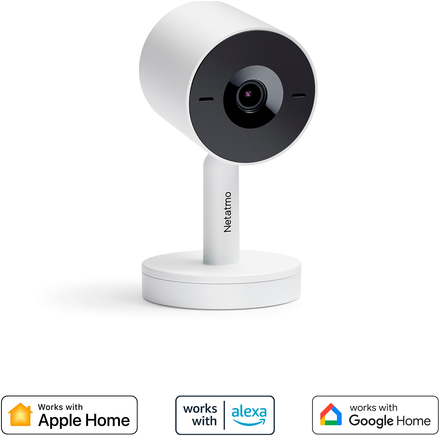 NETATMO Indoor Kamera "Smarte Innenkamera Advance", B:6,5cm H:6,5cm T:11,5cm, weiß, Überwachungskameras