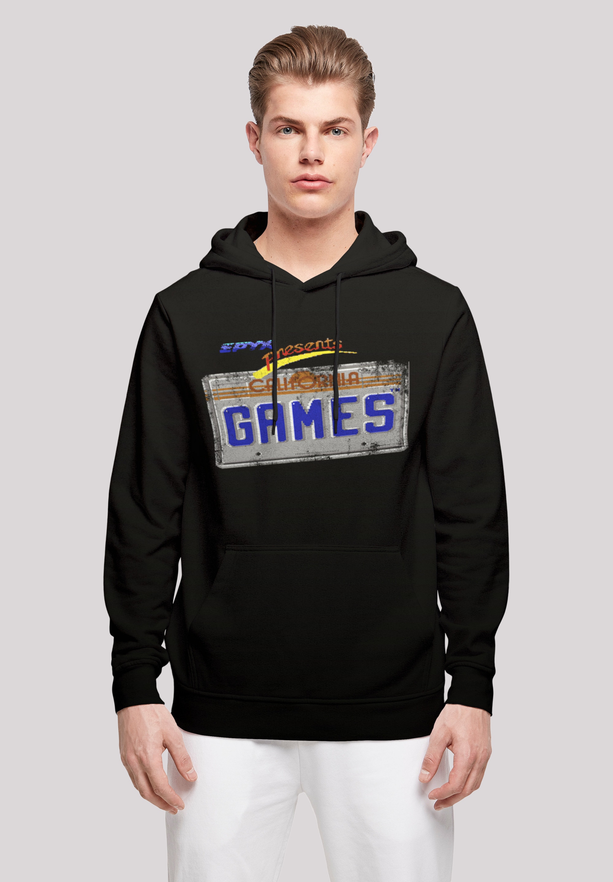 F4NT4STIC Kapuzenpullover "Retro Gaming California Games Plate", Print günstig online kaufen