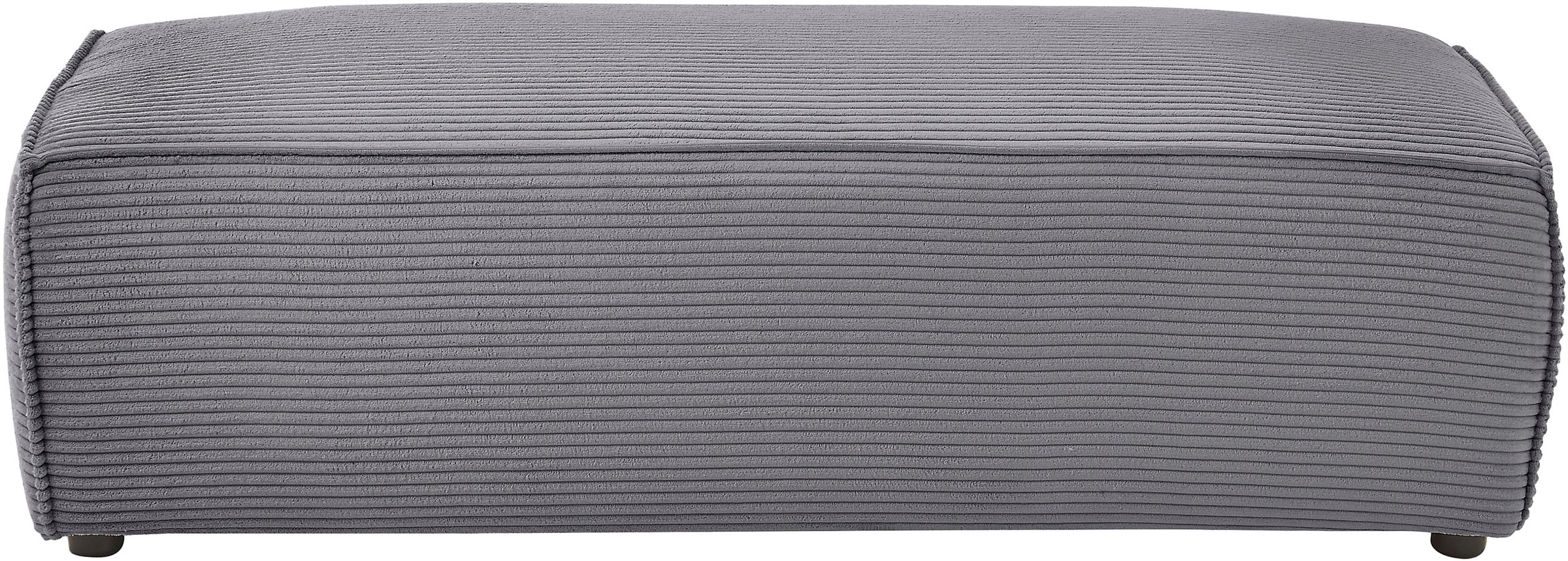 Thumbnail - Home affaire Hocker "NEU: SHERWOOD XXL, Polsterhocker, Cord, Webstoff" rechteckig, bequemer Sitzkomfort, 130/60/44 cm, K...