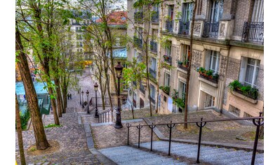 Fototapete »Montmartre in Paris«, matt