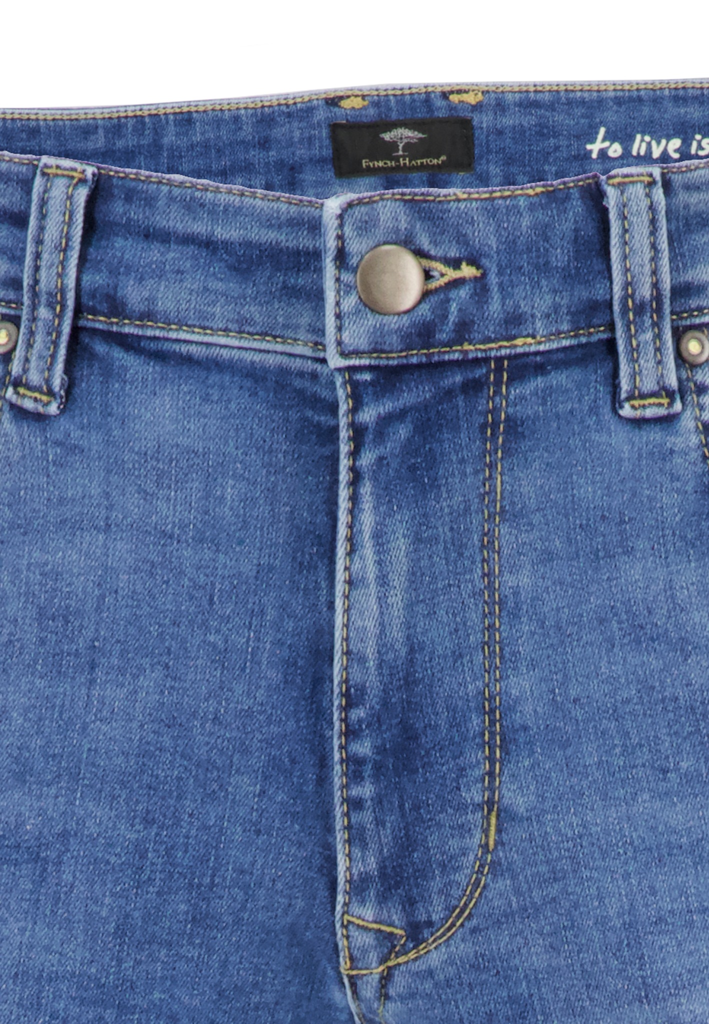 Thumbnail - FYNCH-HATTON Tapered-fit-Jeans Regular Fit, mit Eingrifftaschen, Gesäßtaschen und Coinpocket