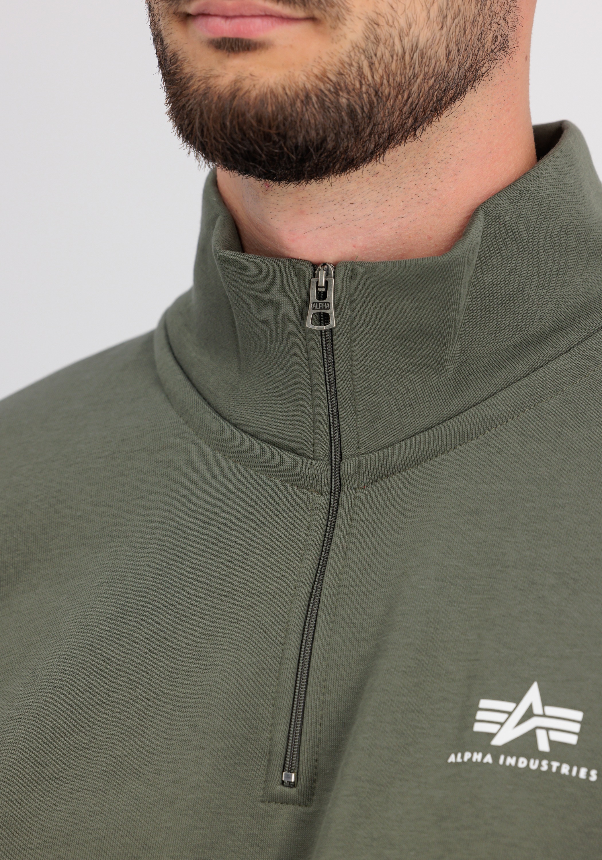 Alpha Industries Sweater »Alpha Industries Men - Sweatshirts Half Zip Sweatshirt SL«