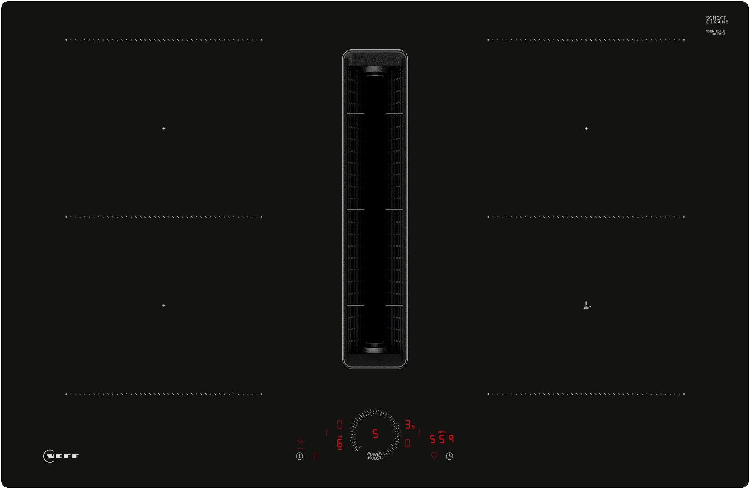 NEFF Kochfeld mit Dunstabzug "V58NHQ4L0"