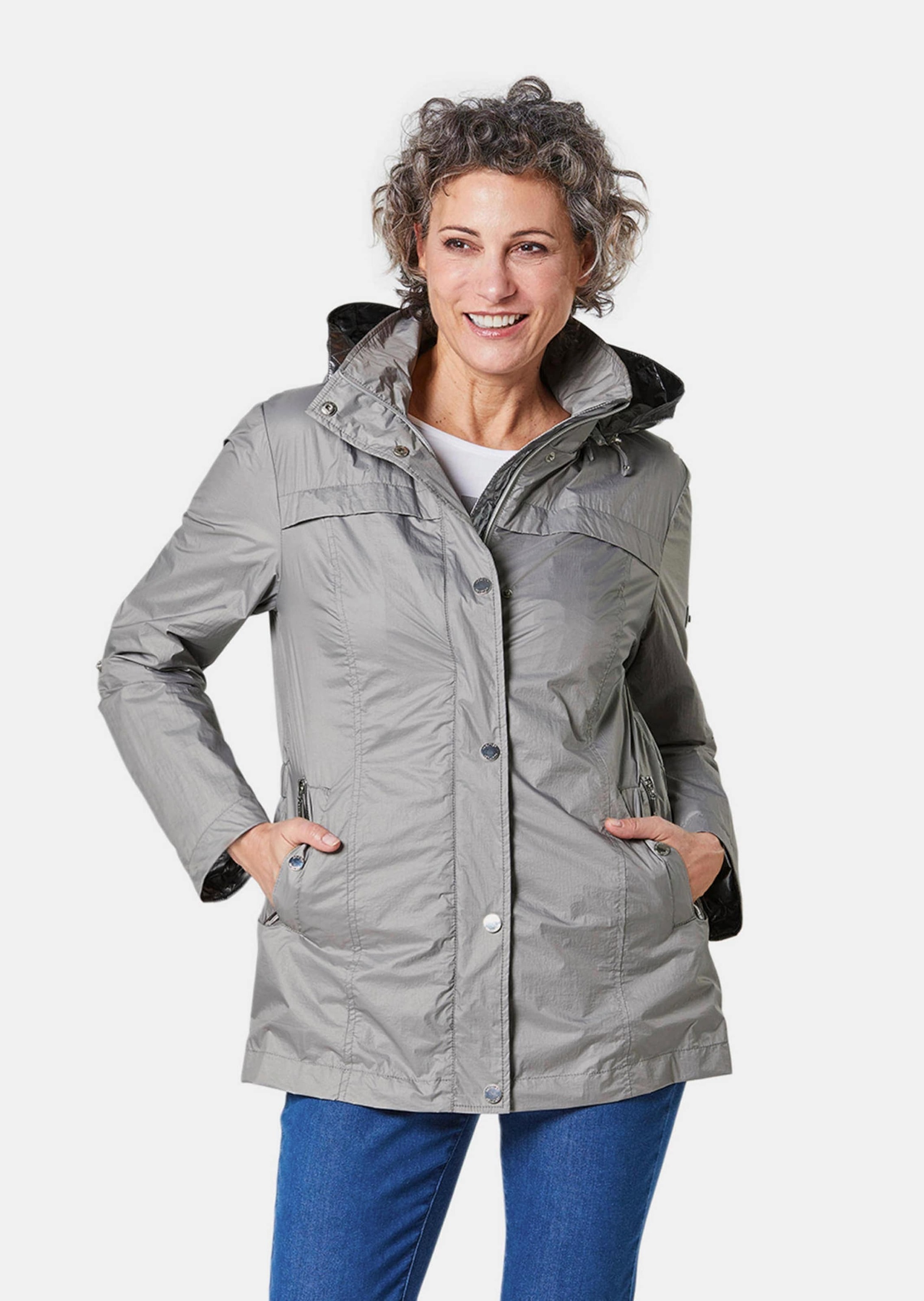 GOLDNER Blouson »Leichtjacke Leichtjacke mit vielen Details«