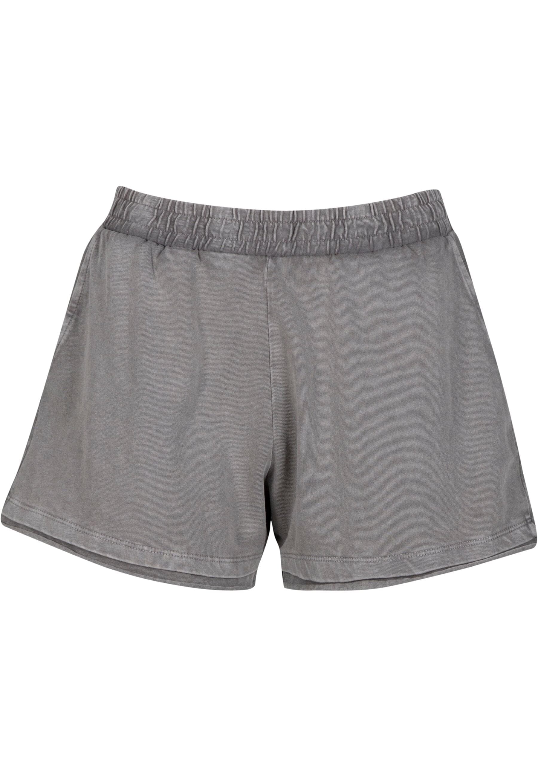 URBAN CLASSICS Sweatshorts "Urban Classics Ladies Washed Jersey Shorts" günstig online kaufen
