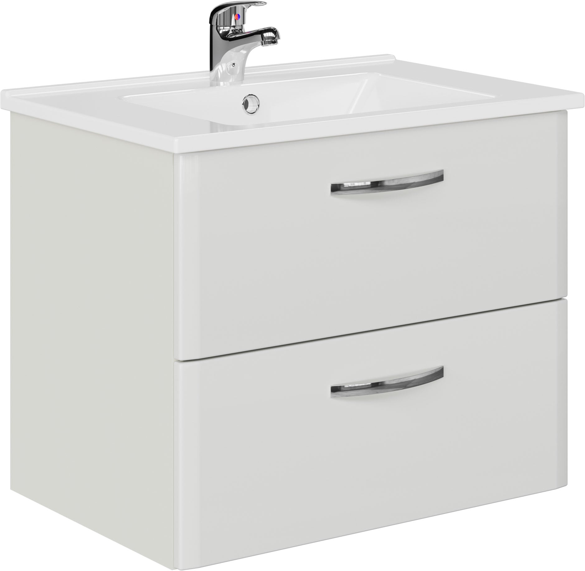 Saphir Waschtisch "Quickset 326, mit Keramikbecken, 65cm breit" 2 Stk. tlg.