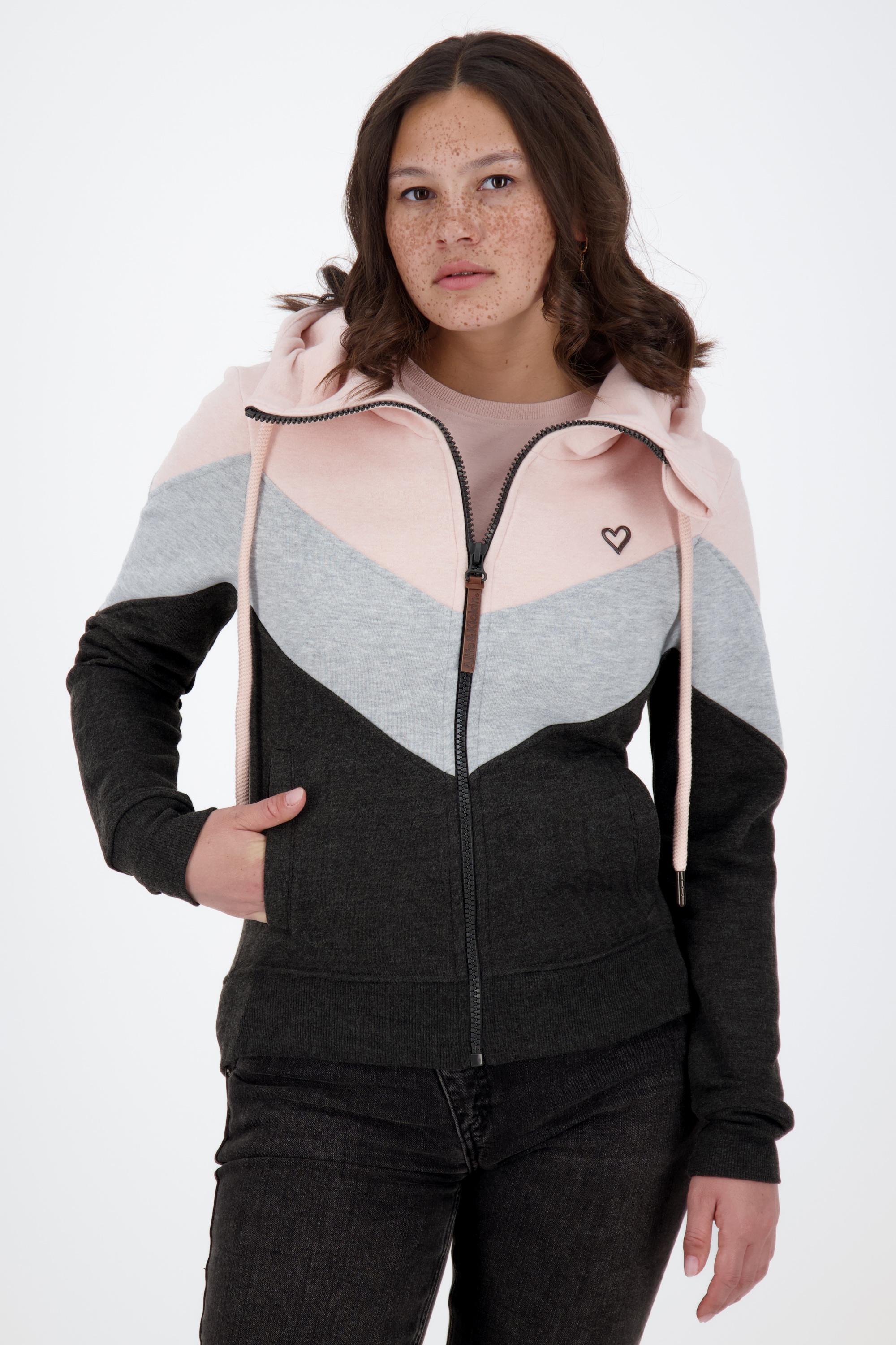 alife & kickin -  Kapuzensweatjacke "ALIFE AND KICKIN StellinaAK A Sweatjacket Damen"