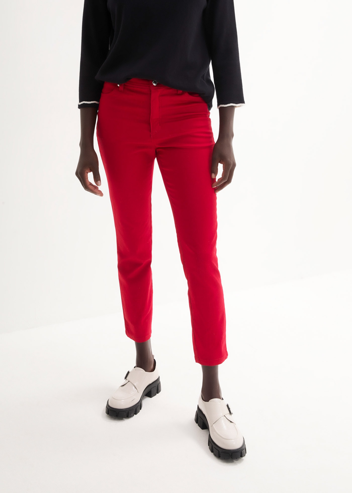 bonprix Stretch-Hose "Stretchhose aus Baumwolle" Stretchhose aus Baumwolle günstig online kaufen