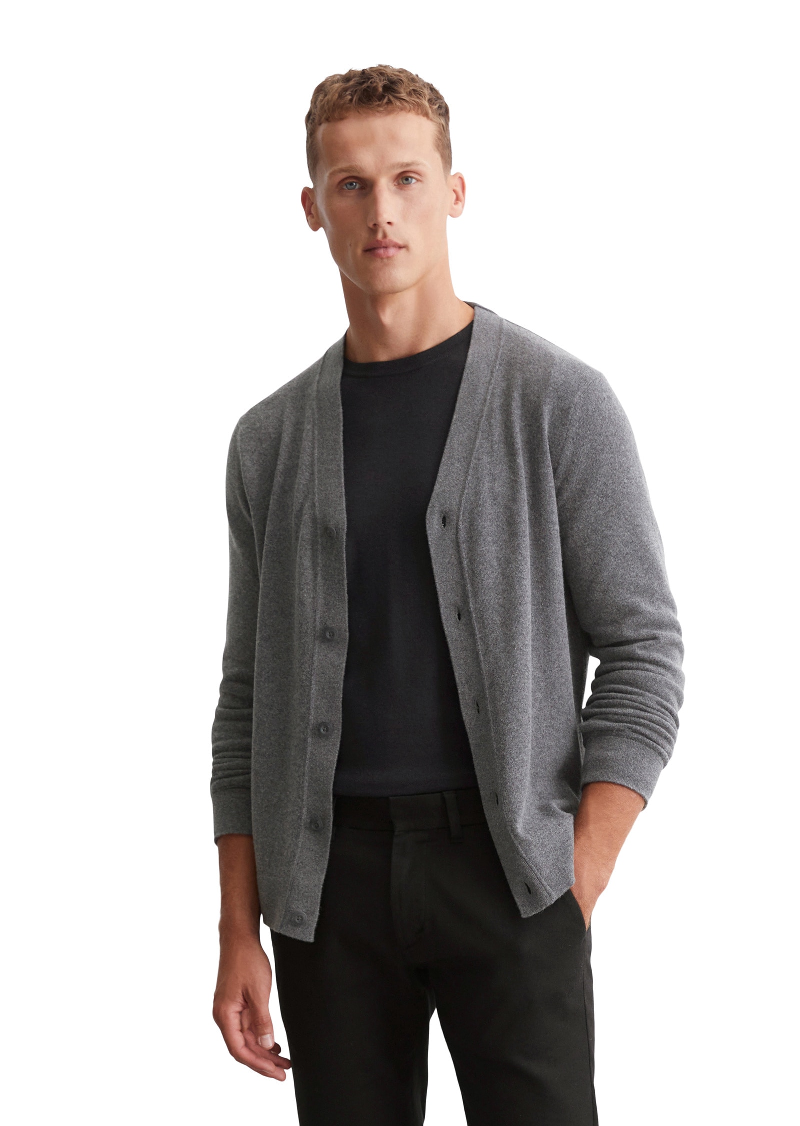 Cardigan »aus Bio-Baumwoll-Wolle-Mix«