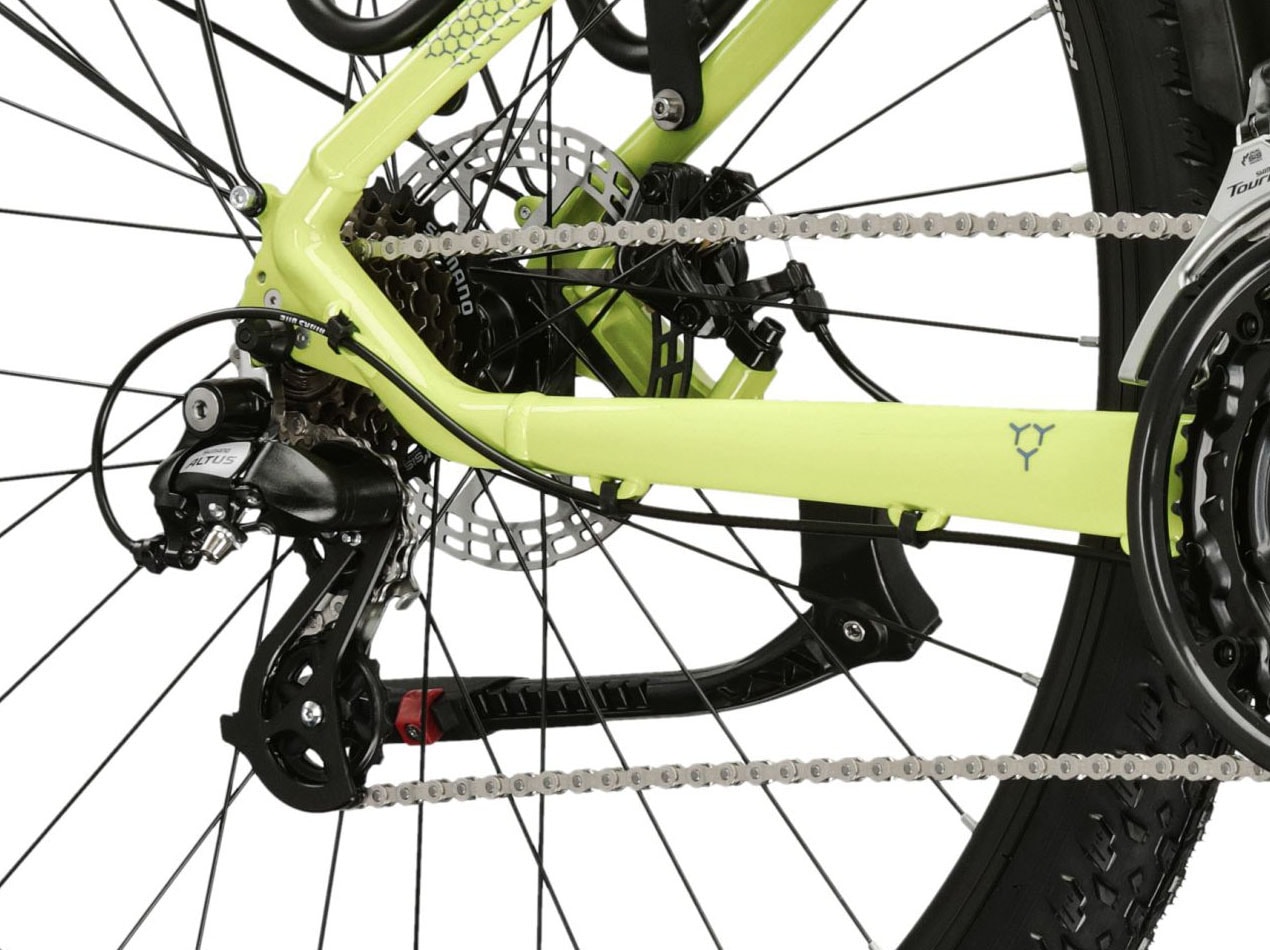Kross Mountainbike »KROSS MTB Hardtail Hexagon 2.0 29" grün 21 Gänge«, 21 Gang, Shimano, ALTUS M310 Schaltwerk, Kettenschaltung