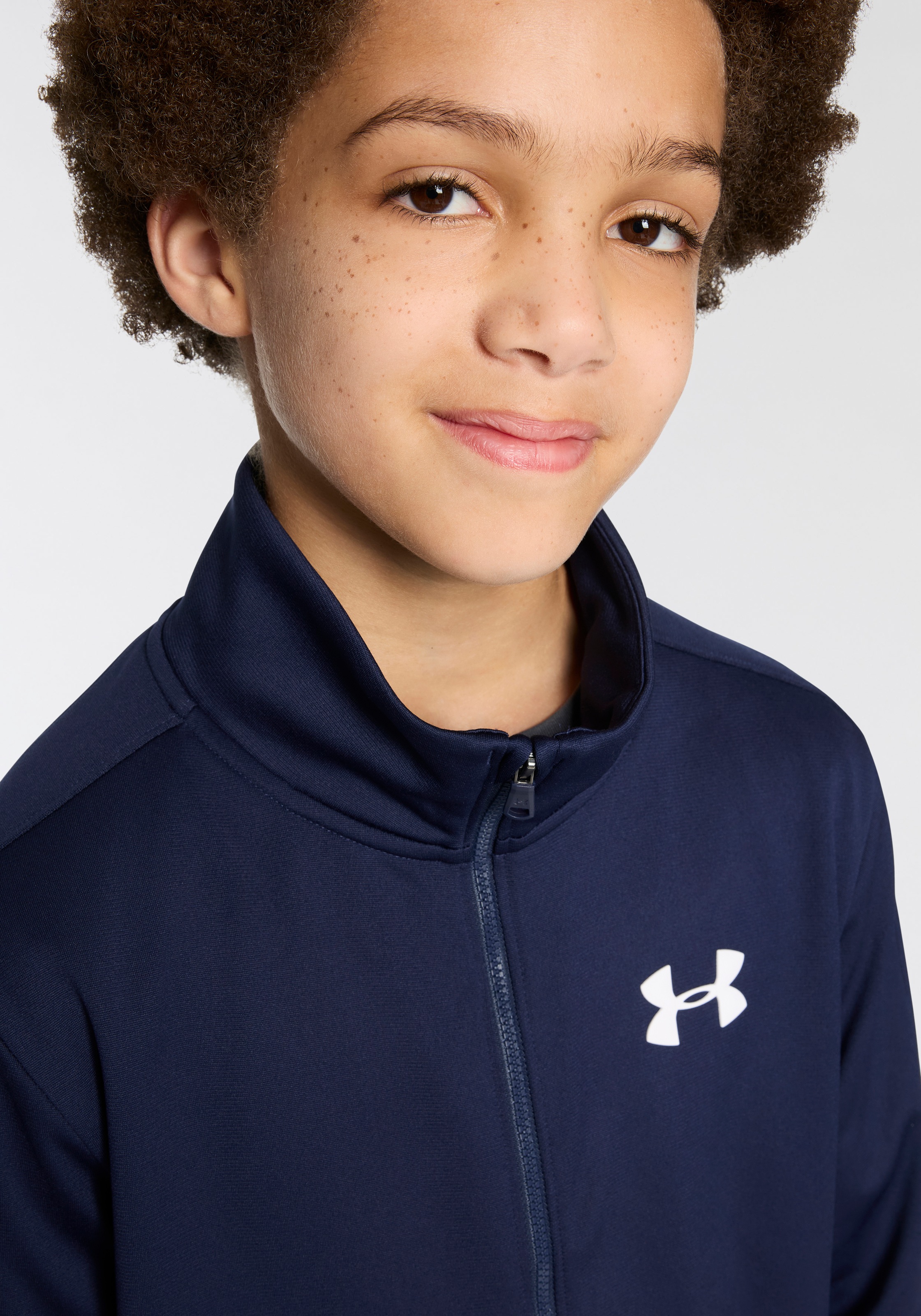 Thumbnail - Under Armour Trainingsanzug "UA RIVAL KNIT TRACK SUIT" 1 Stk. Für Kinder - Material innen weich angeraut