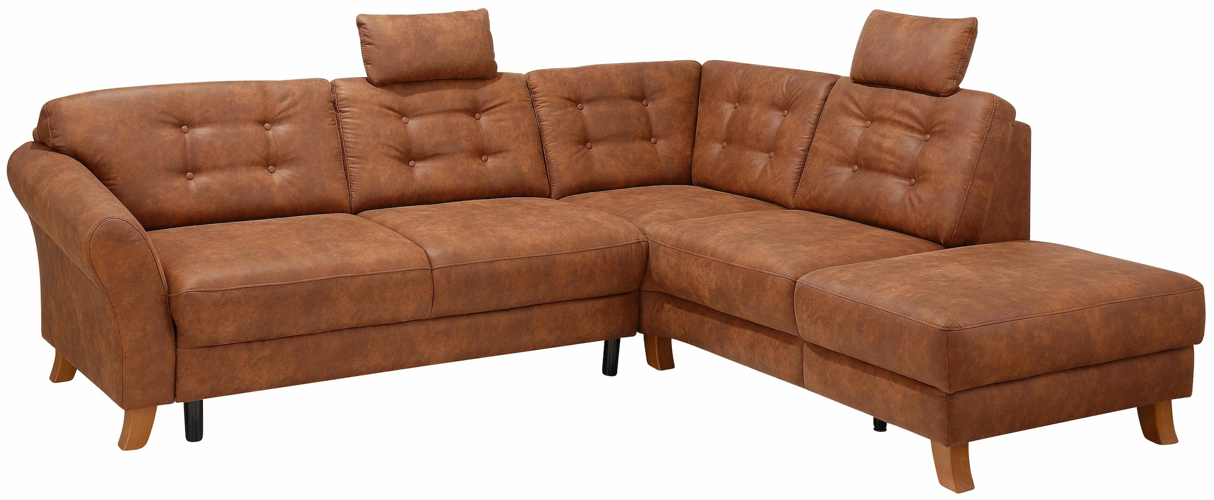 Home affaire Ecksofa »Trondheim L-Form«, mit Federkern