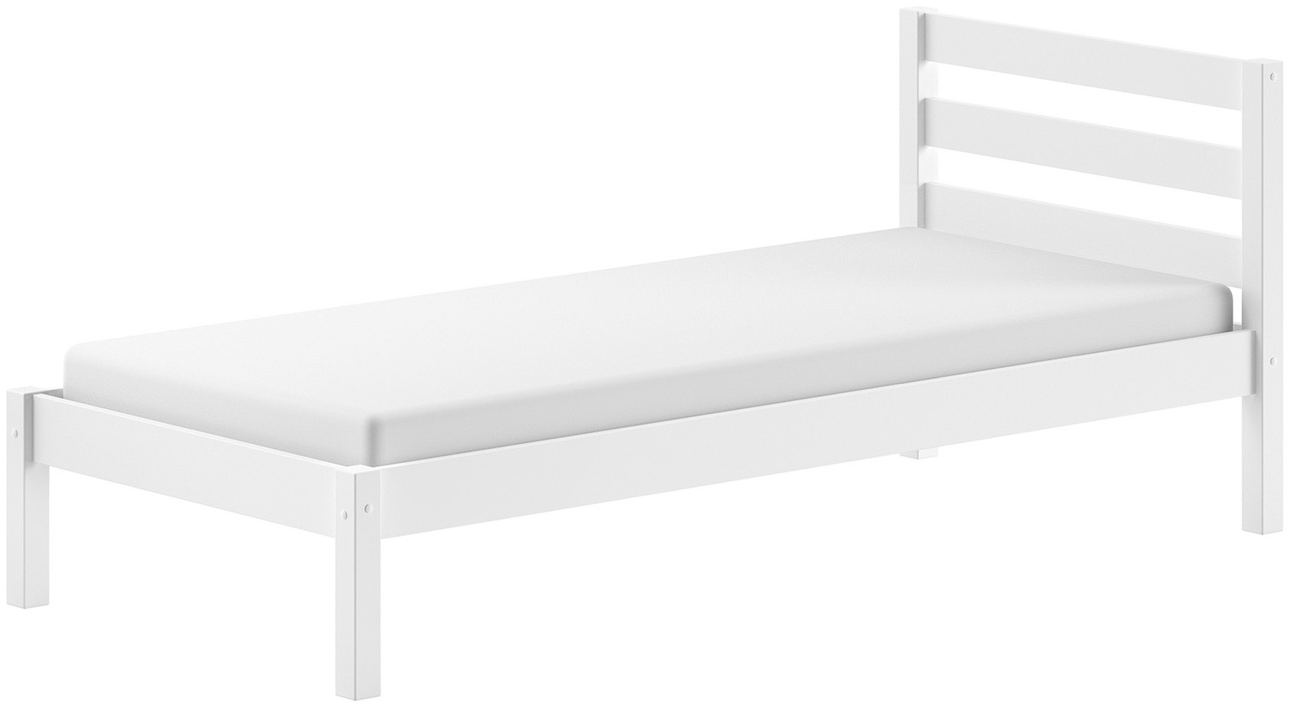 Vipack Massivholzbett "Pino, universell einsetzbar, gradliniges Design, Mad günstig online kaufen