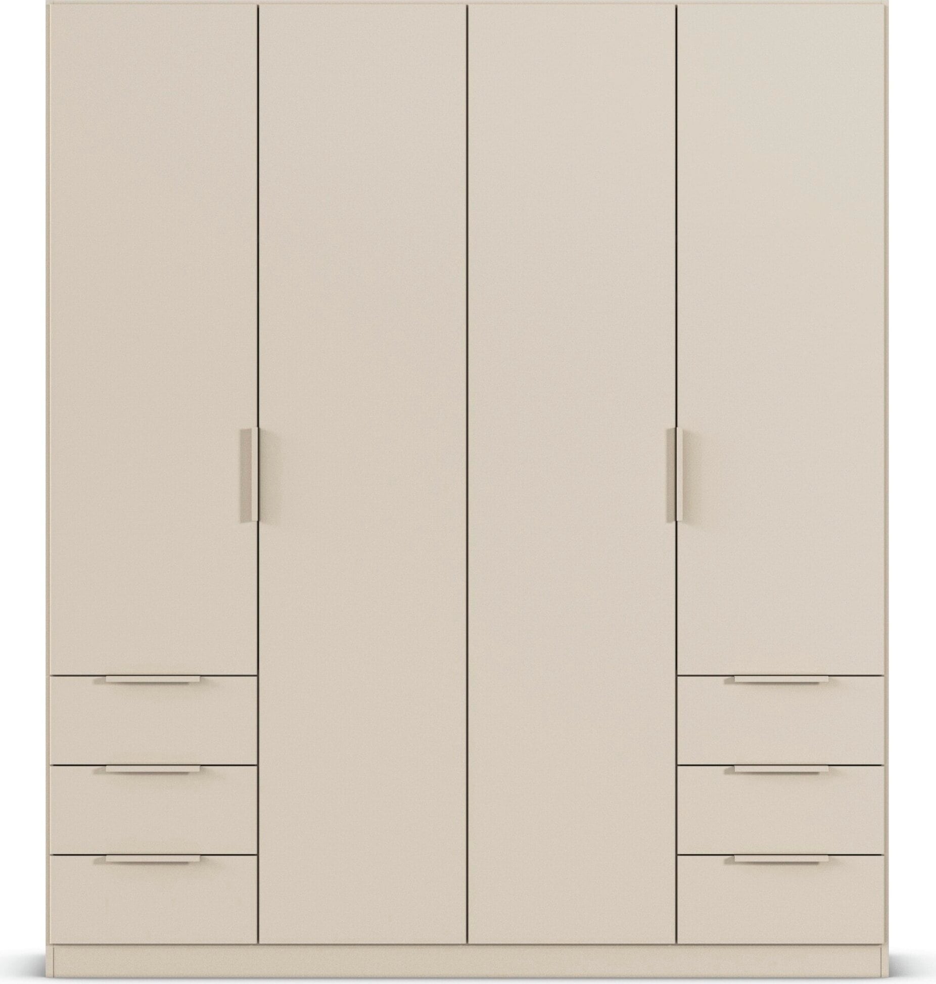 OTTO home Kleiderschrank »Mehrzweckschrank Schrank Schlafzimmer Garderobe Mietswohnung XEELINA« Mehr Flexibilität durch variable Schubladenanordnung MADE IN GERMANY