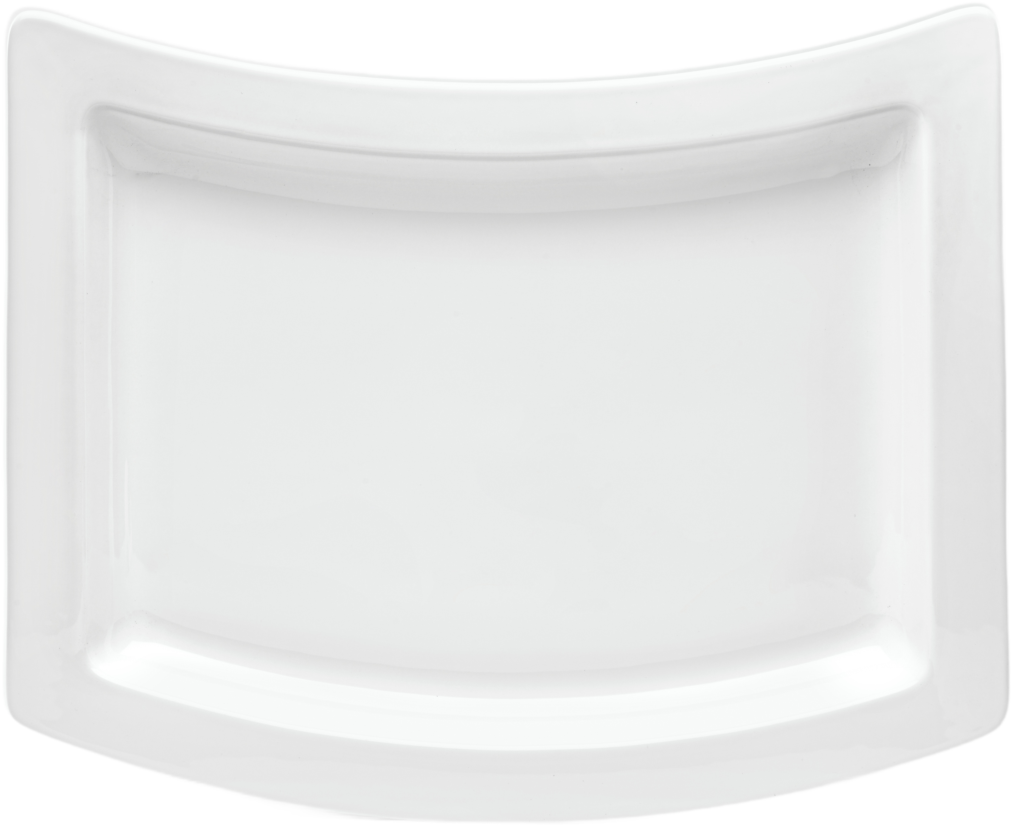 van Well Servierplatte "Platte curved, 31 cm, 1 Stück" spülmaschinen- und mikrowellengeeignet
