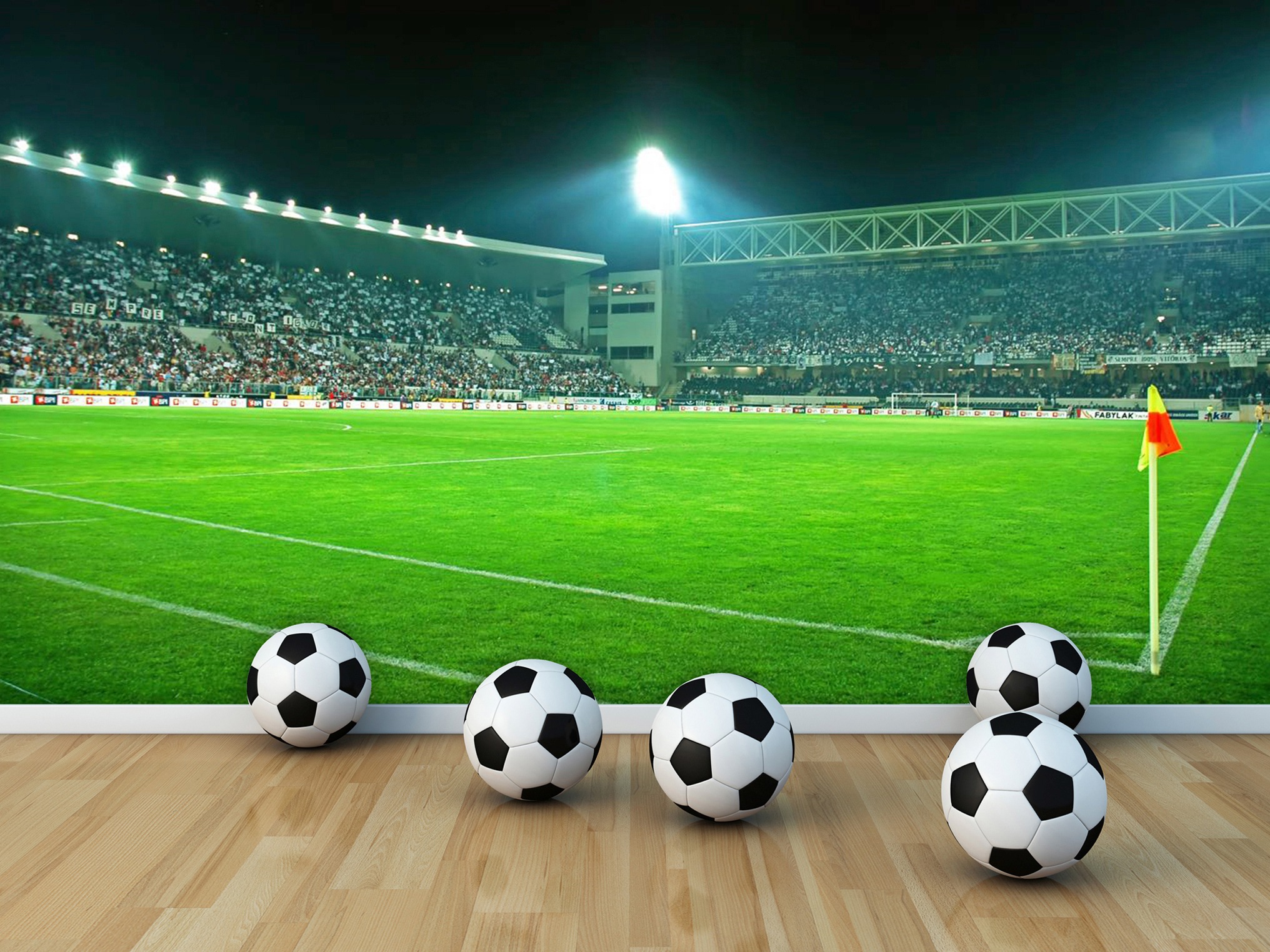 Consalnet Fototapete Sport Fussballfeld Papier In Verschiedenen Grossen Ebay