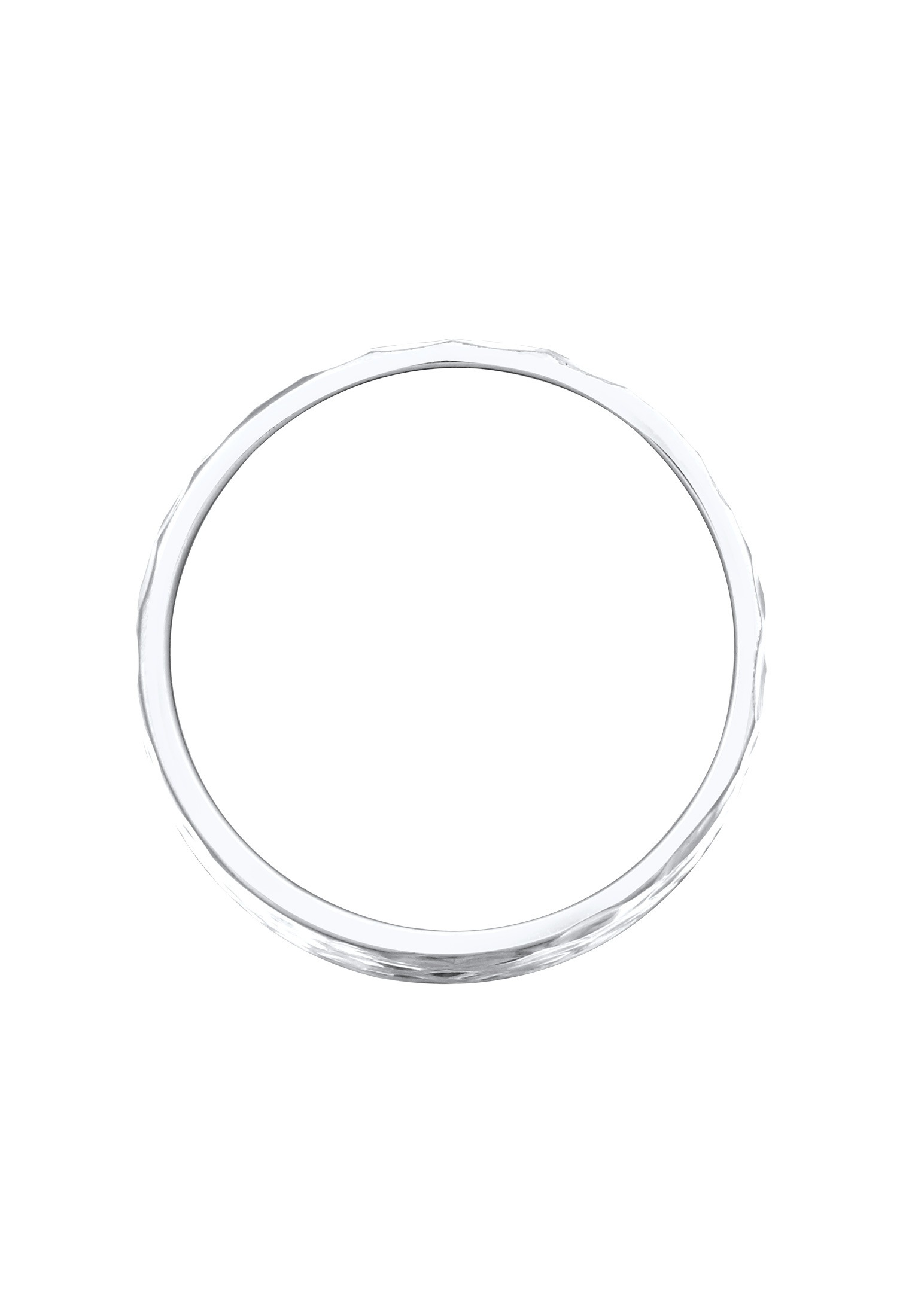 ELLI Band Ring Hammered Silver 925 Size 58 2