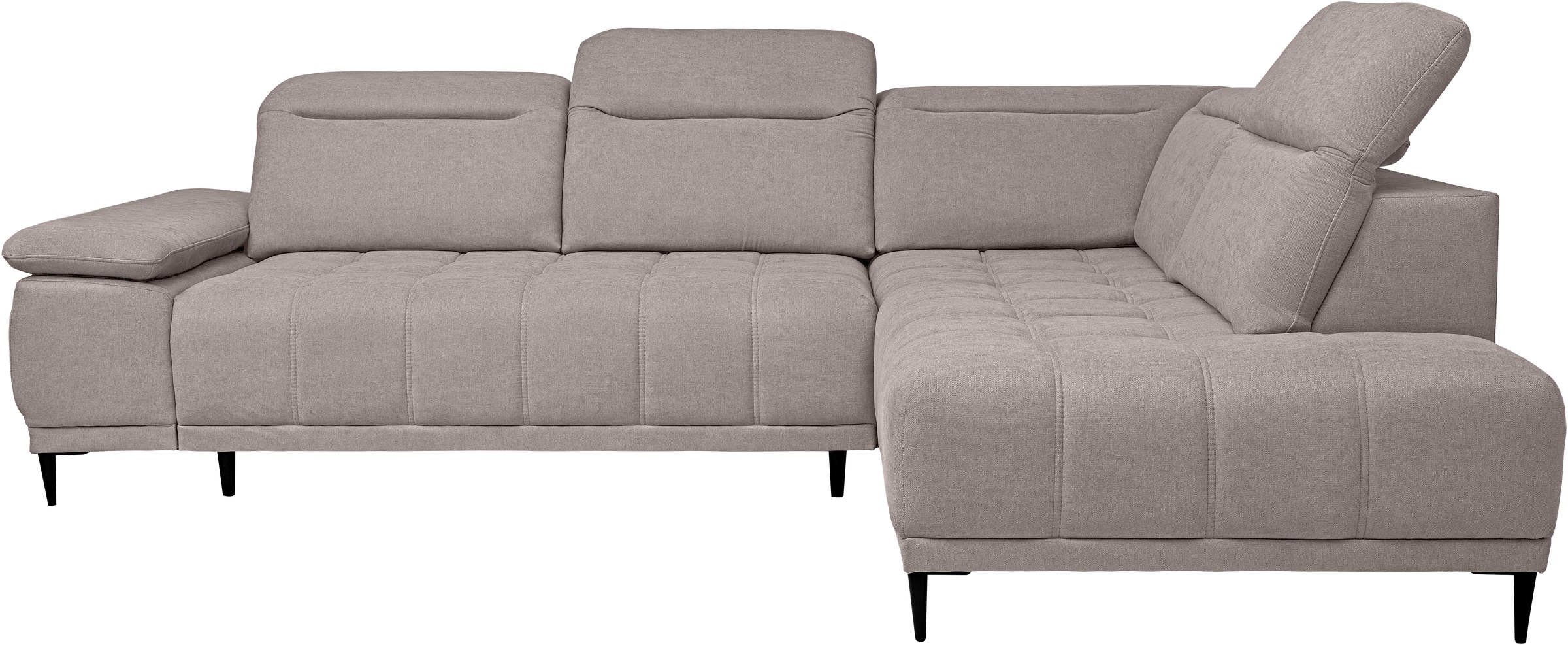 WERK2 Ecksofa "Focus-L, elektrisch erweiterbare Sitztiefe um ca. 30 cm, L-F günstig online kaufen
