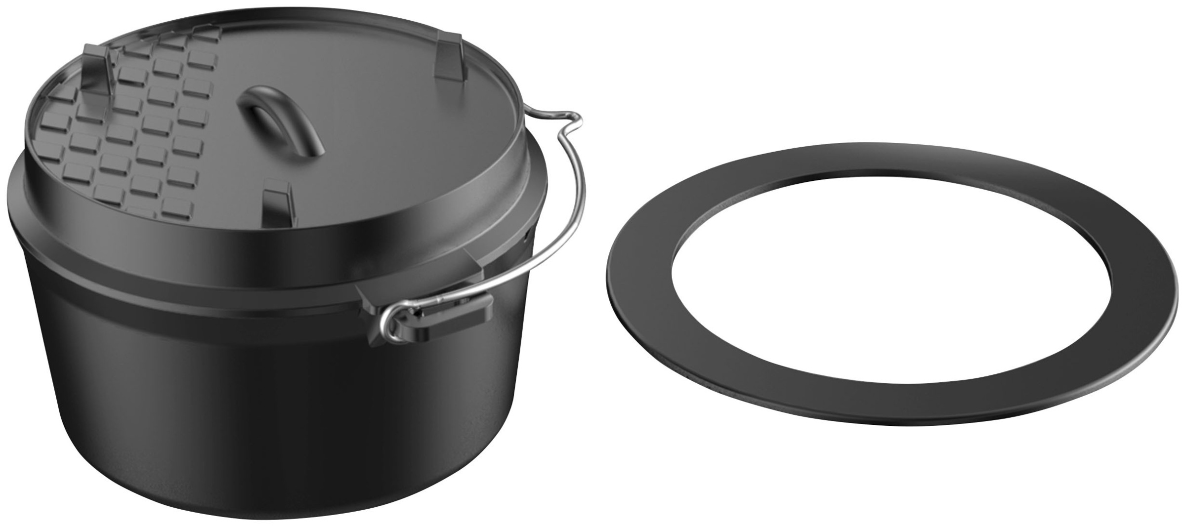 Tepro Kochtopf "Guss-Dutch-Oven-Einleger", Gusseisen, BxLxH: 32,5x31x18,4 c günstig online kaufen