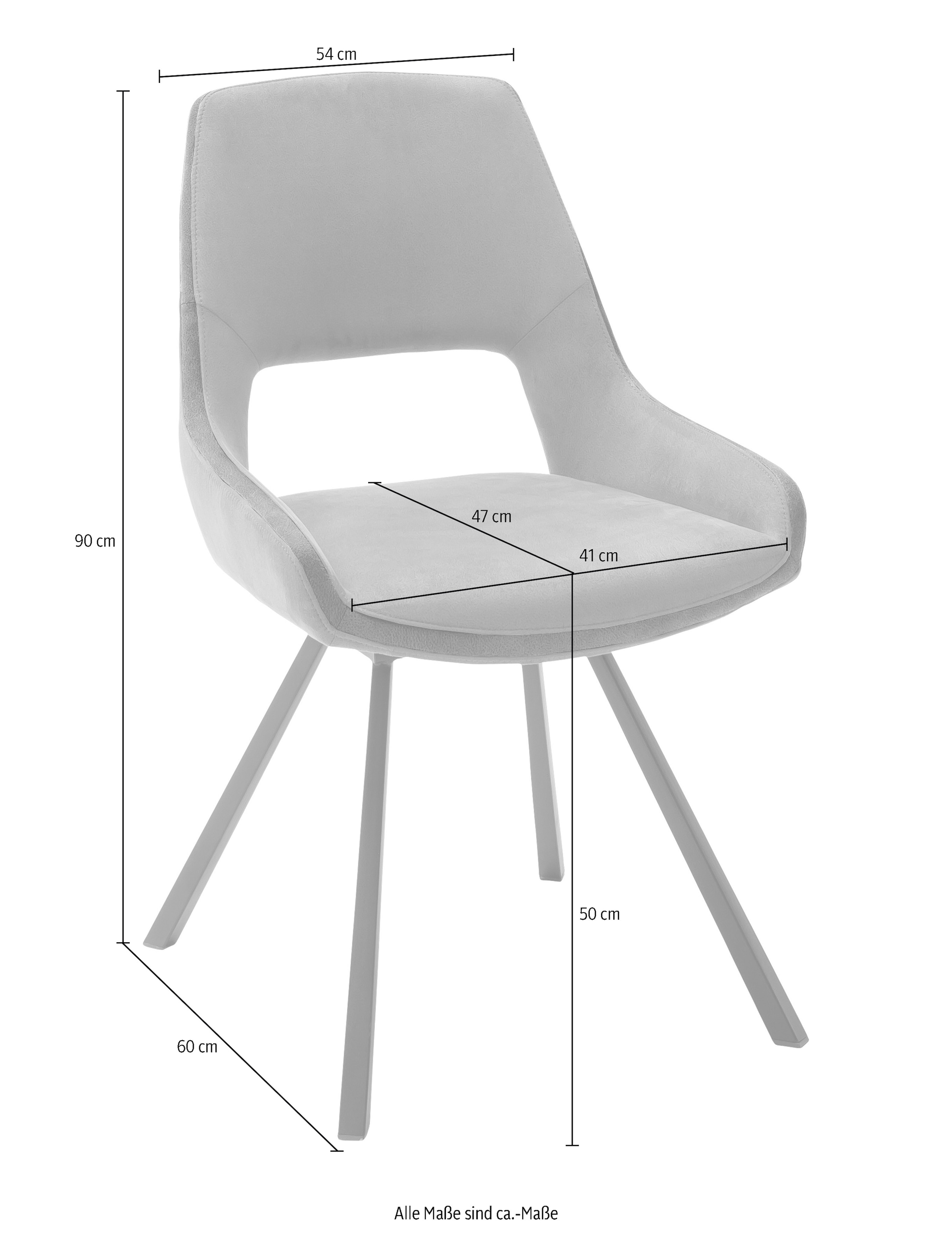 bestellen MCA furniture St., 120 Stuhl mit BAUR belastbar Esszimmerstuhl 180°drehbar »Bayonne«, Set, 2-er (Set), 2 Nivellierung, | bis kg