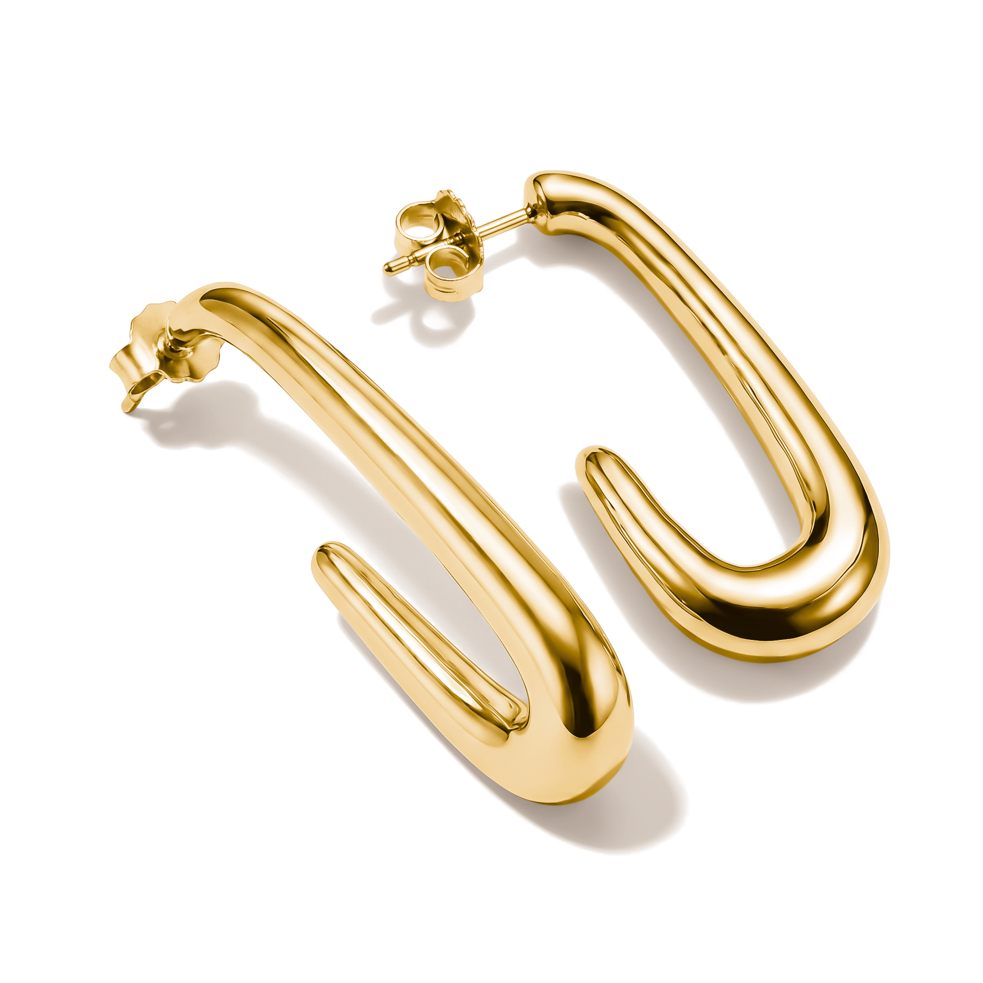 THOMAS SABO Paar Creolen »Hook Creolen gelbgoldfarben«