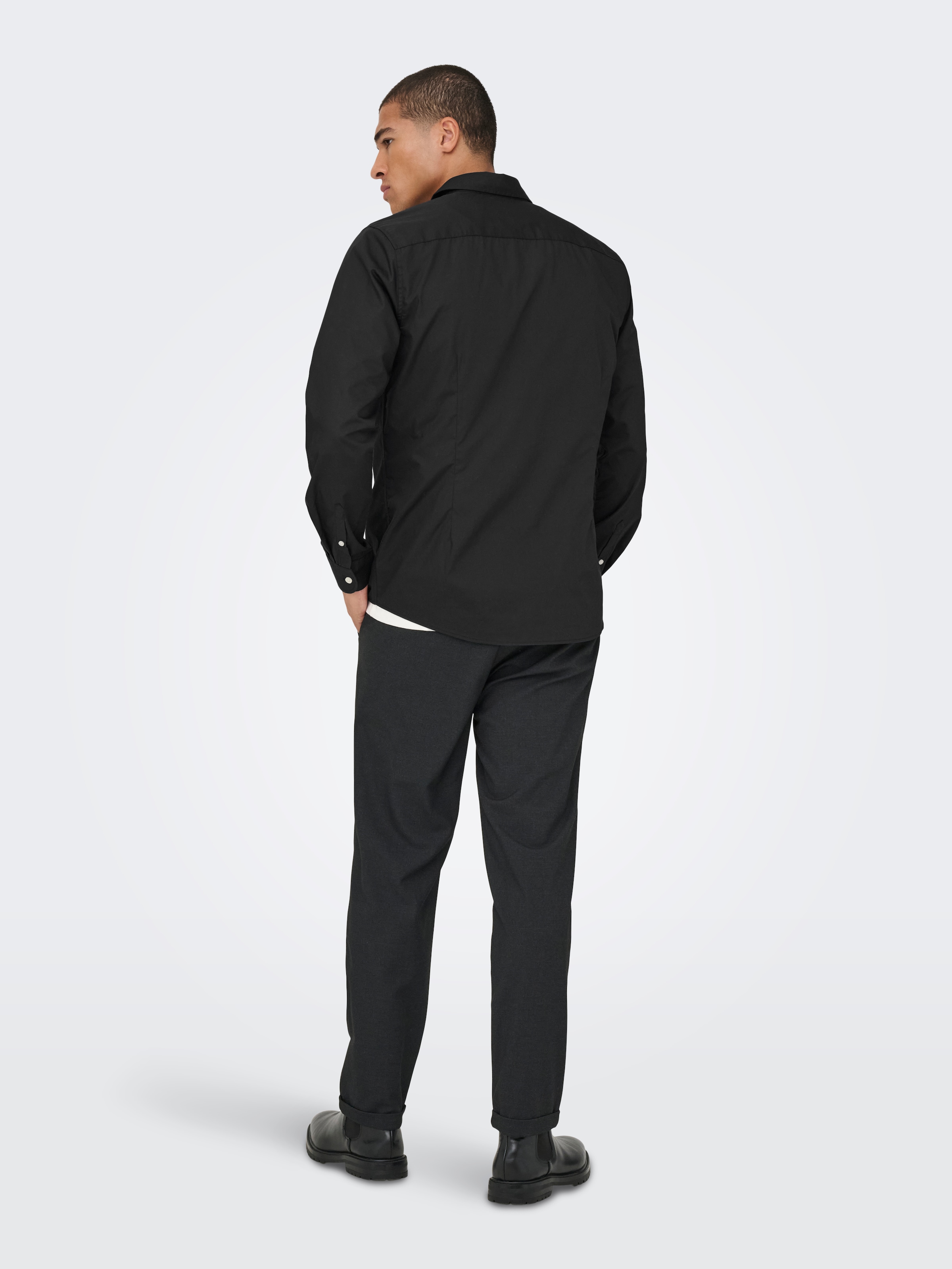 ONLY & SONS Langarmhemd »ONSFLORIAN LIFE LS POPLIN SHIRT OTL«