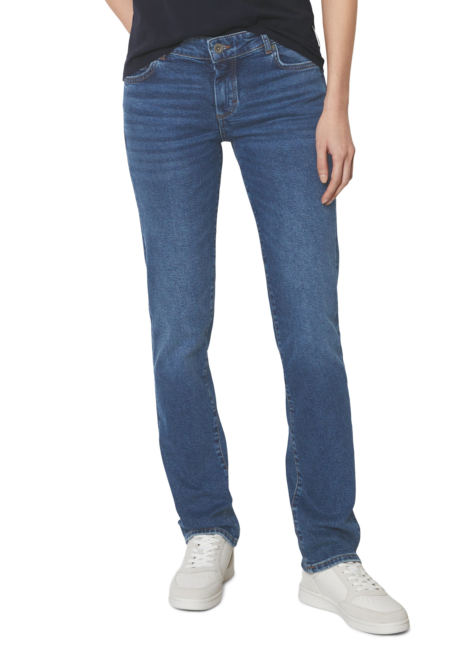 Marc OPolo Straight-Jeans "aus Bio-Baumwolle-Mix"