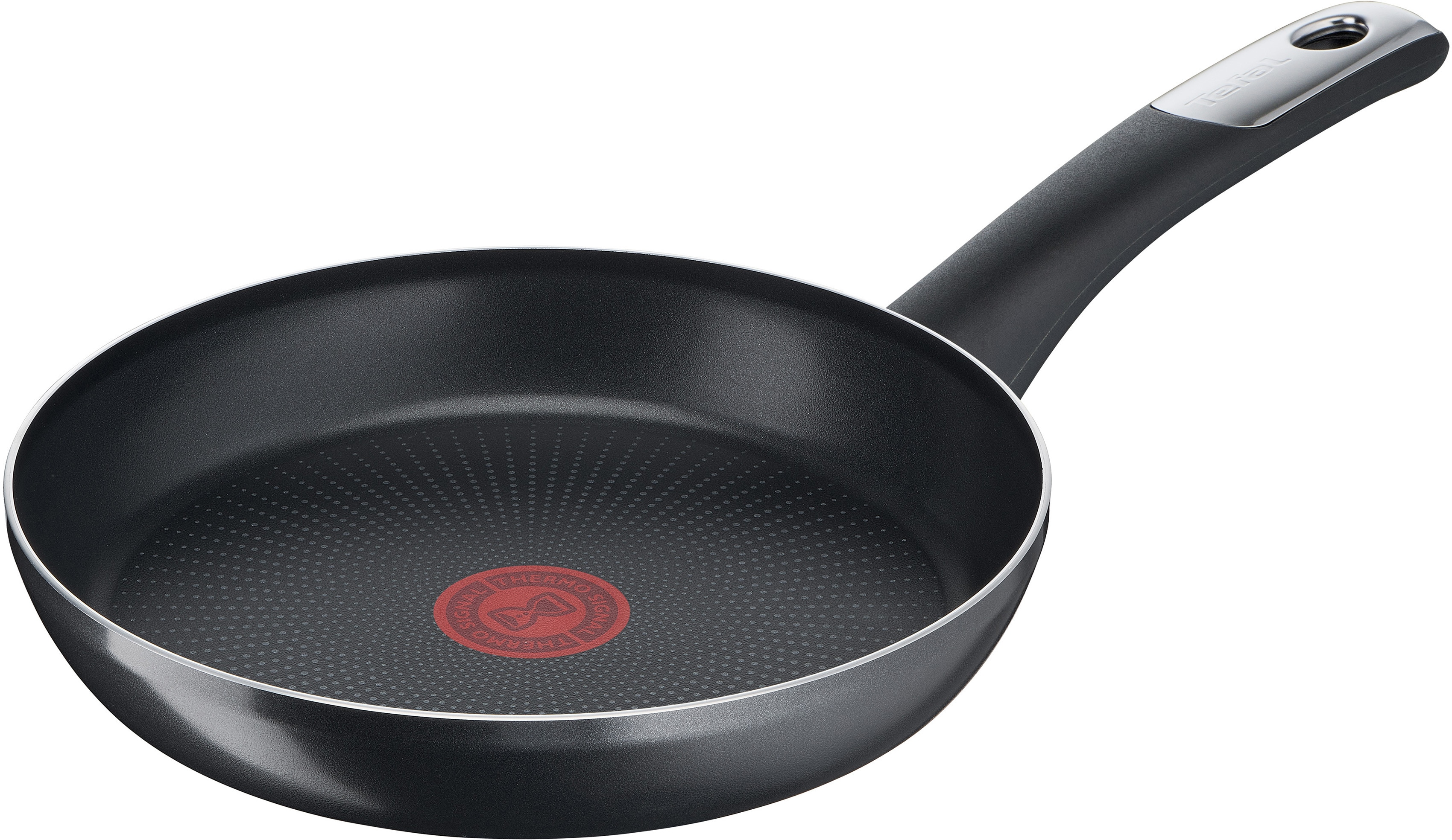 Tefal Bratpfanne "Hard Titanium Essential, Titanium Antihaftversiegelung" Aluminium kompatibel mit Gas-/Elektro-/Keramikherden, nicht induktionsgeeignet
