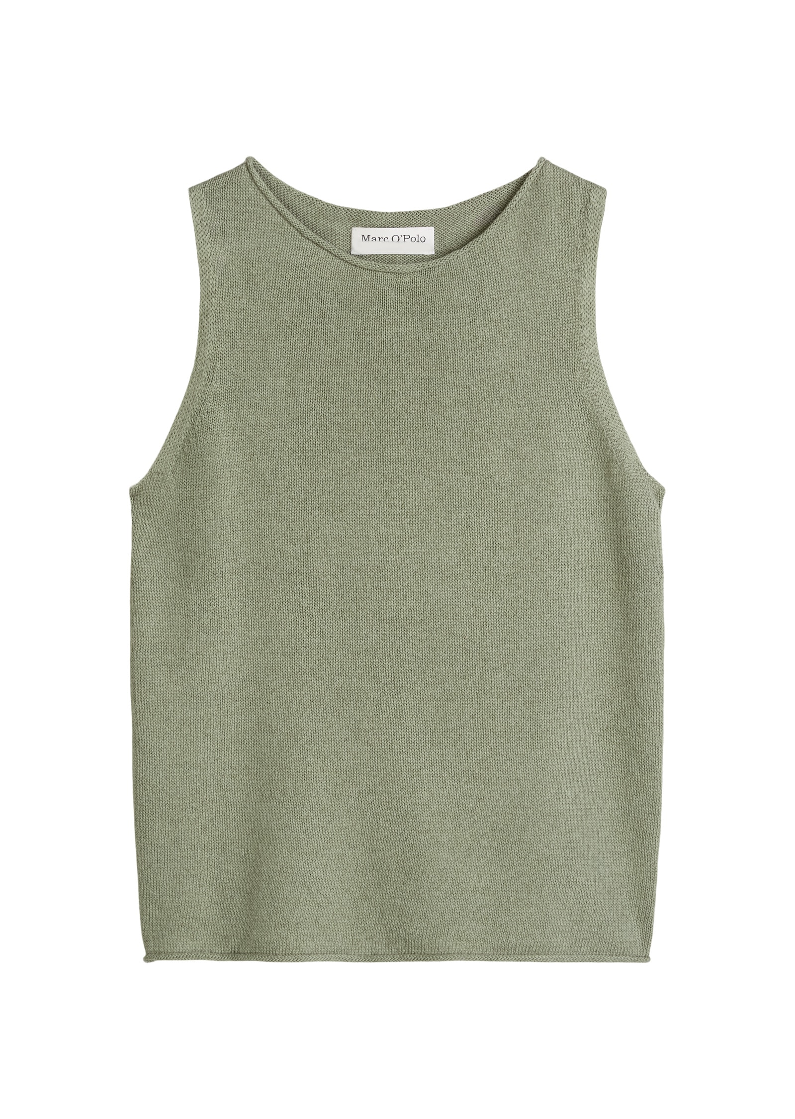 Marc O'Polo Kurzarmpullover »aus Organic Cotton-Leinen-Mix«