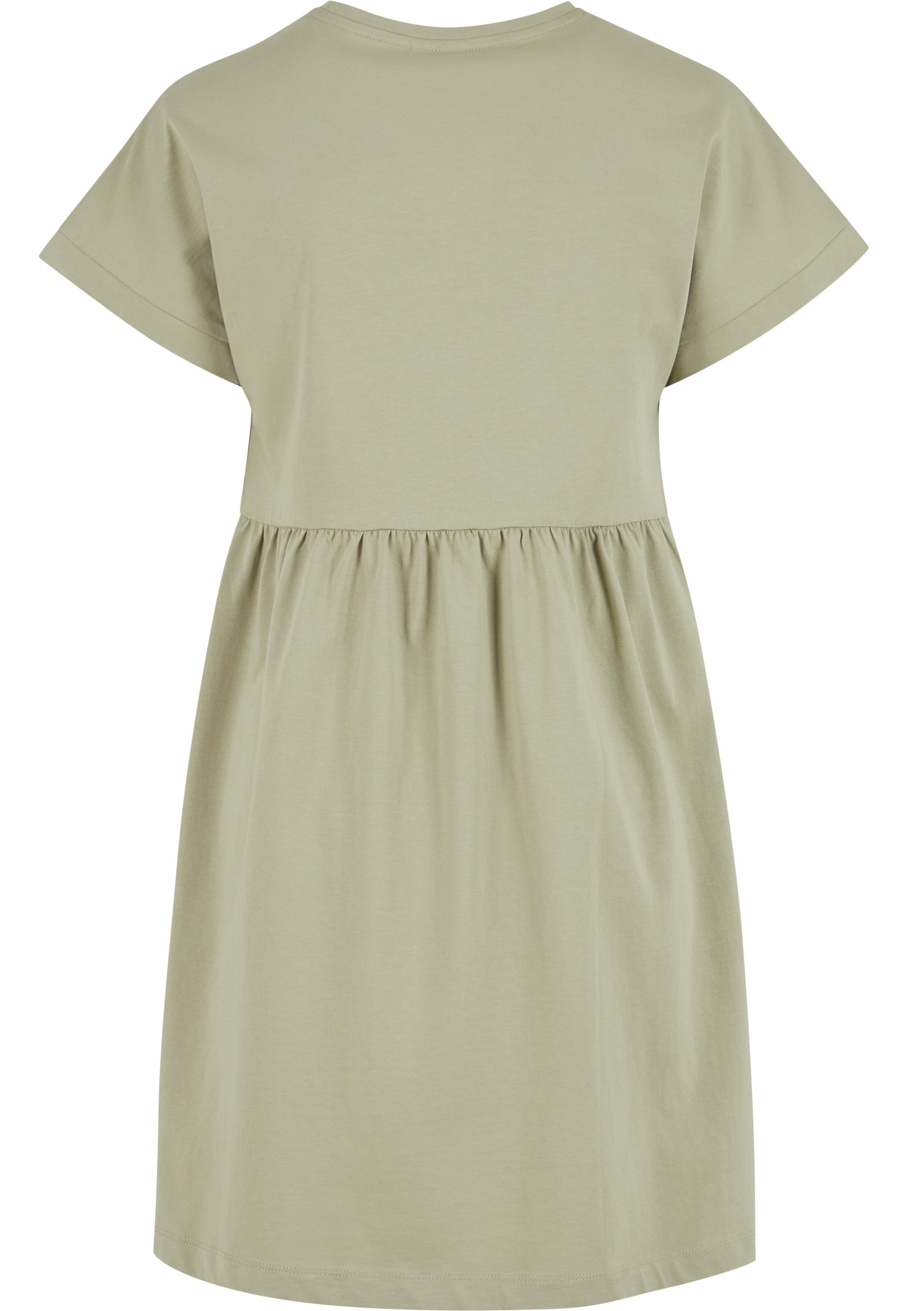 URBAN CLASSICS A-Linien-Kleid »Urban Classics Damen Ladies Organic Empire Valance Tee Dress« 1 tlg.