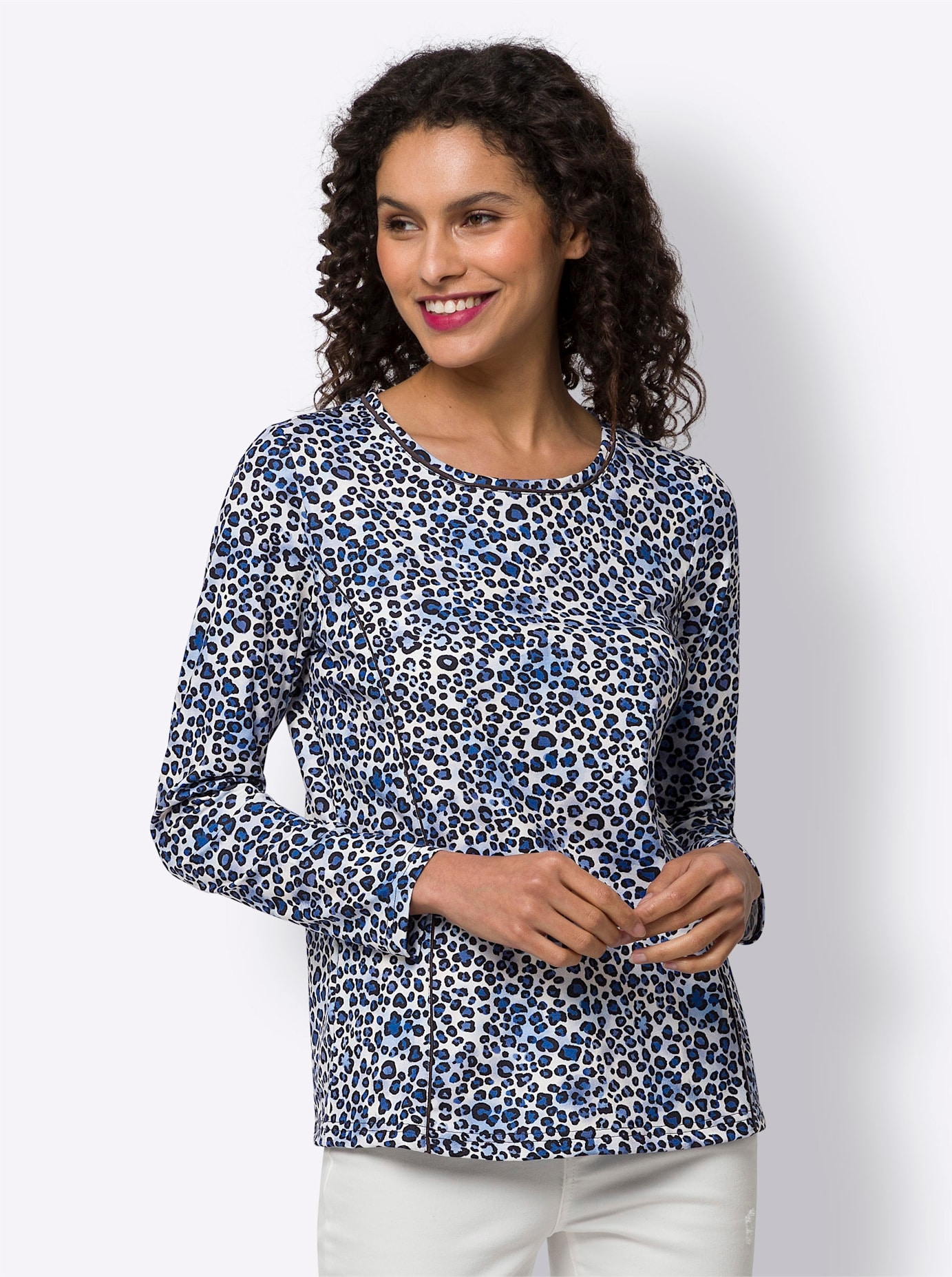 heine Langarmshirt »Druck-Shirt«, (1 tlg.)