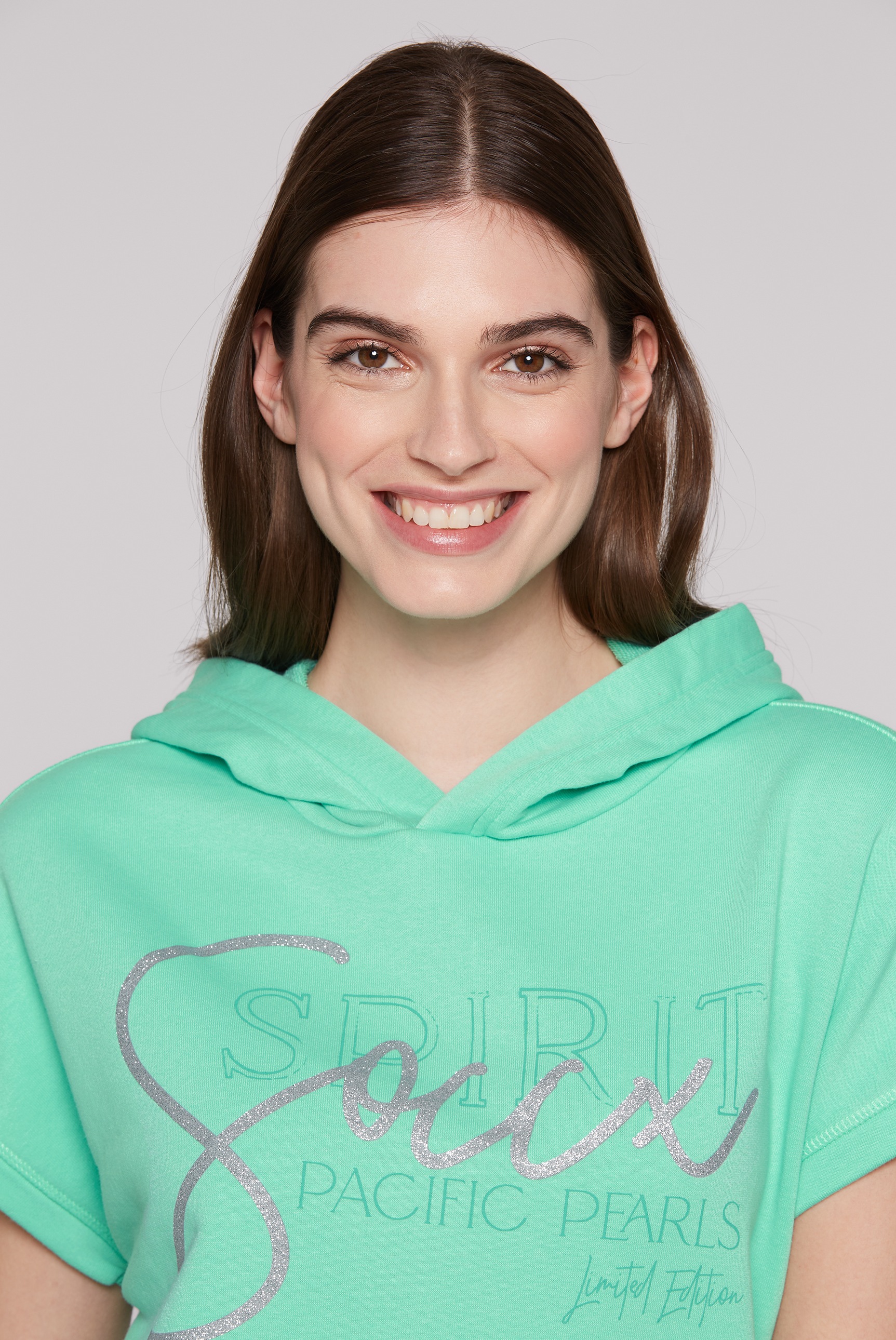 SOCCX Kapuzensweatshirt, mit Gummizug im Saum
