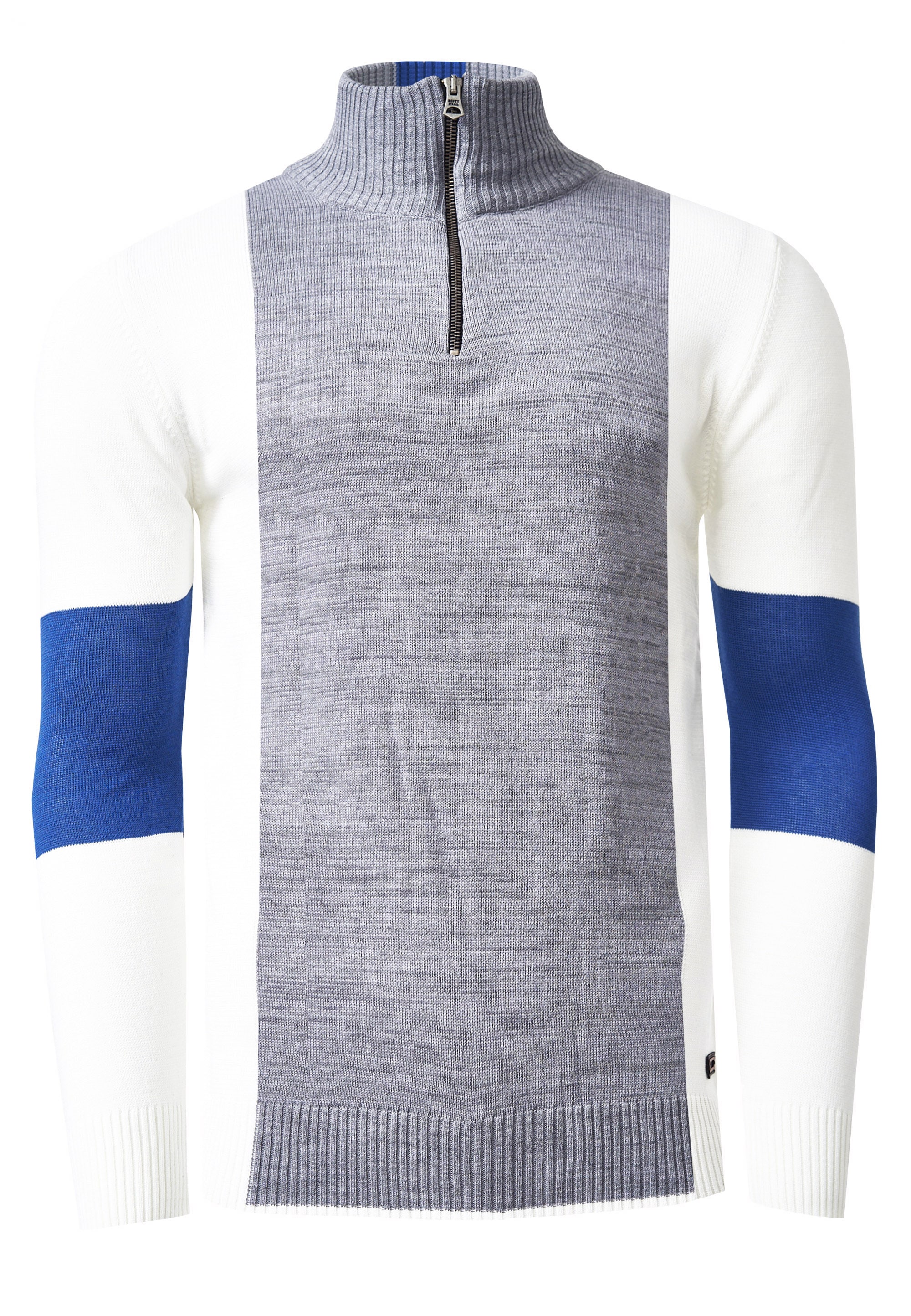 Rusty Neal Strickpullover, mit bequemen Half-Zip