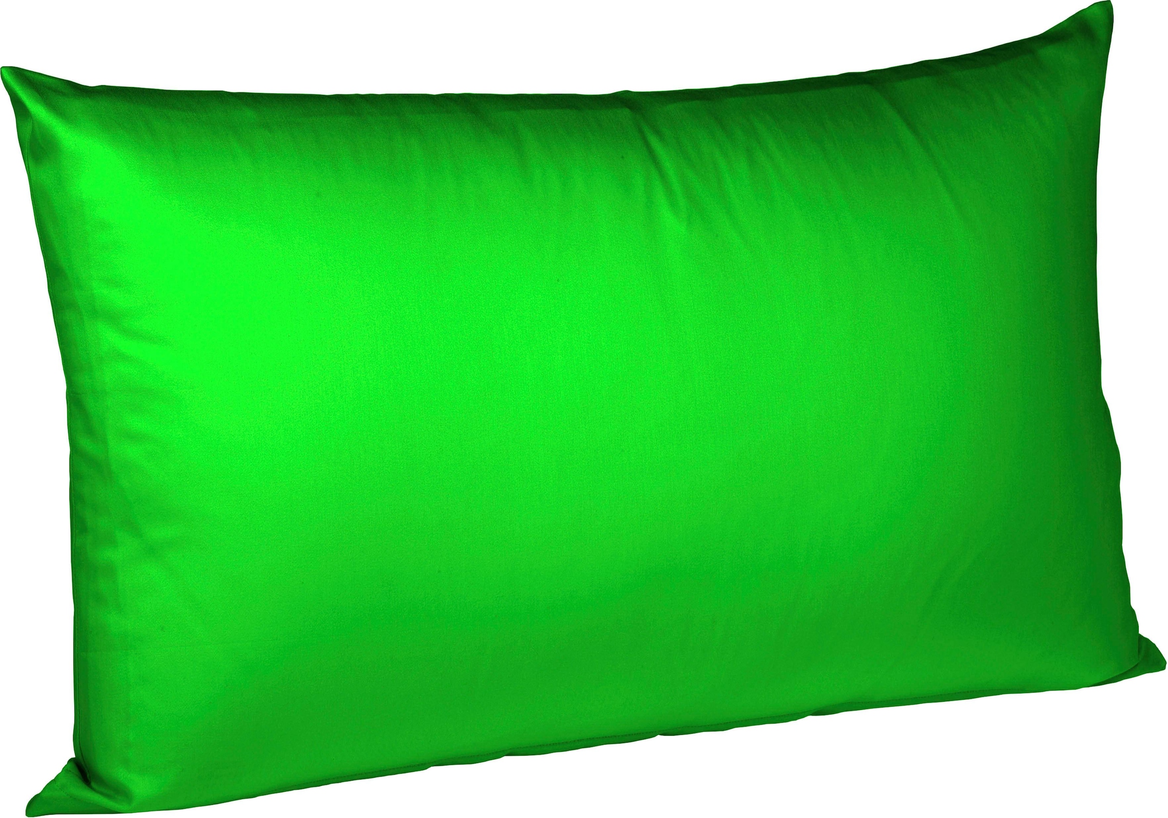 fleuresse Kissenbezug "Colours Mako Satin, 100% Baumwolle, mit Reißverschluss" Mako Satin, glänzend, glatt, Premium Qualität