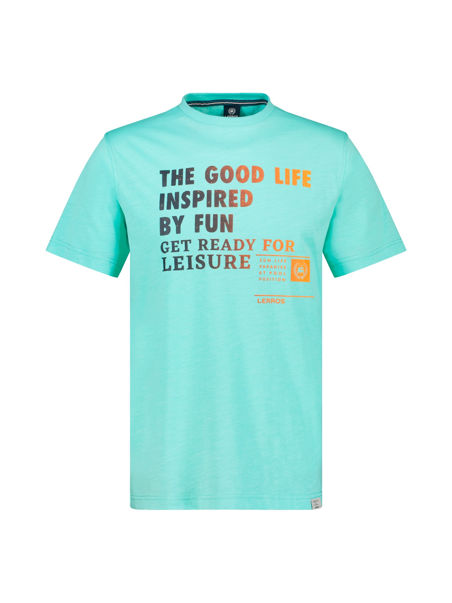 LERROS T-Shirt "Herren T-Shirt mit Frontprint"