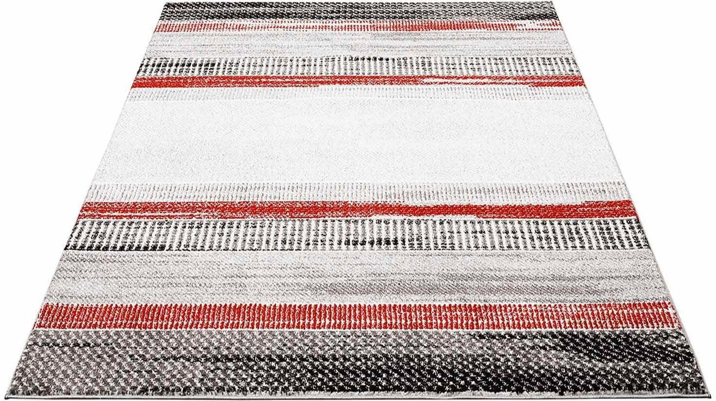 Carpet City Teppich »Moda 1142« rechteckig 11 mm Höhe Läufer, Kurzflor, Wohnzimmer