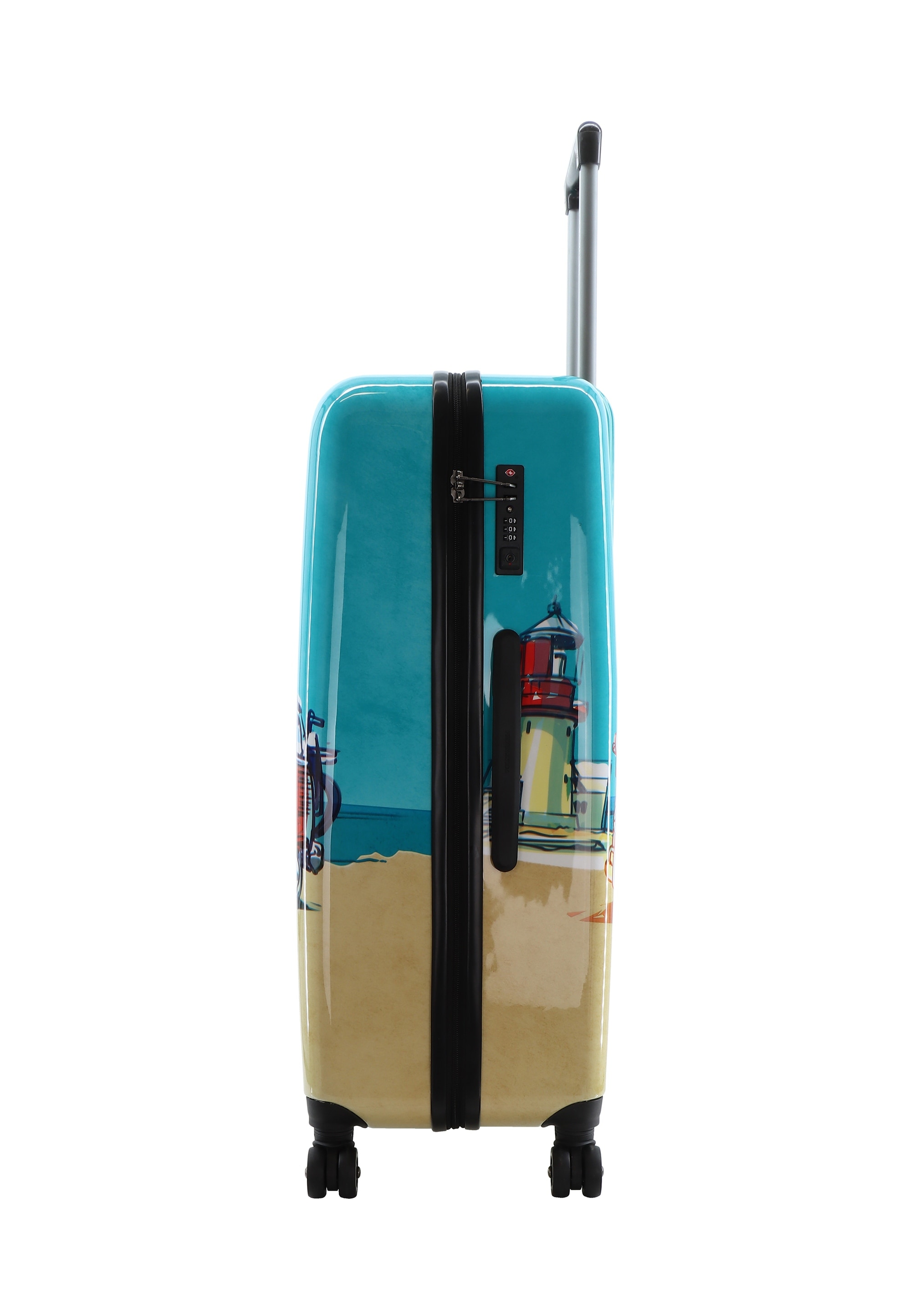 Volkswagen Koffer »Ready To Ride« aus 600D rPet ABS-Material