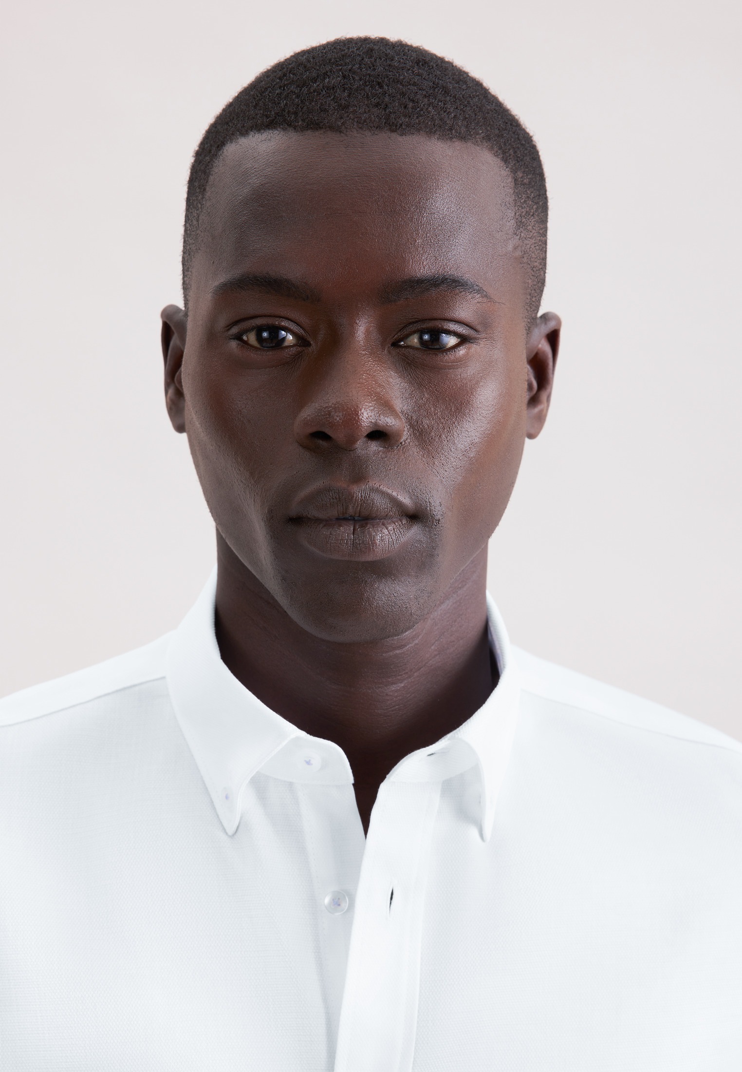 Thumbnail - seidensticker Businesshemd "Schwarze Rose" Shaped 1/2 Button-Down-Kragen Struktur