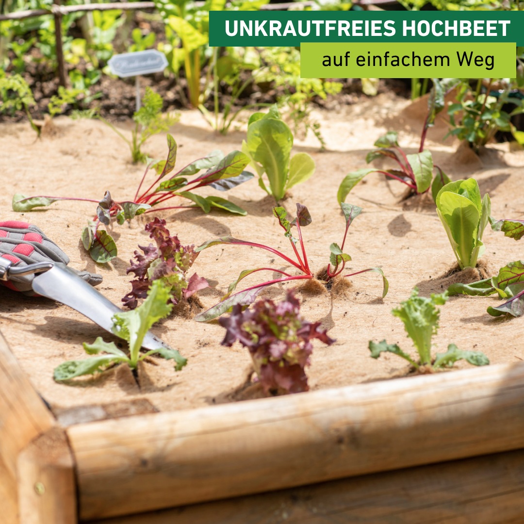 Windhager Unkrautvlies »aus Jute für Hochbeete« 1 Stk. tlg. Jutematte aus Jutefaser, Hochbeetmatte 2 x 1 m, 300 g/m²