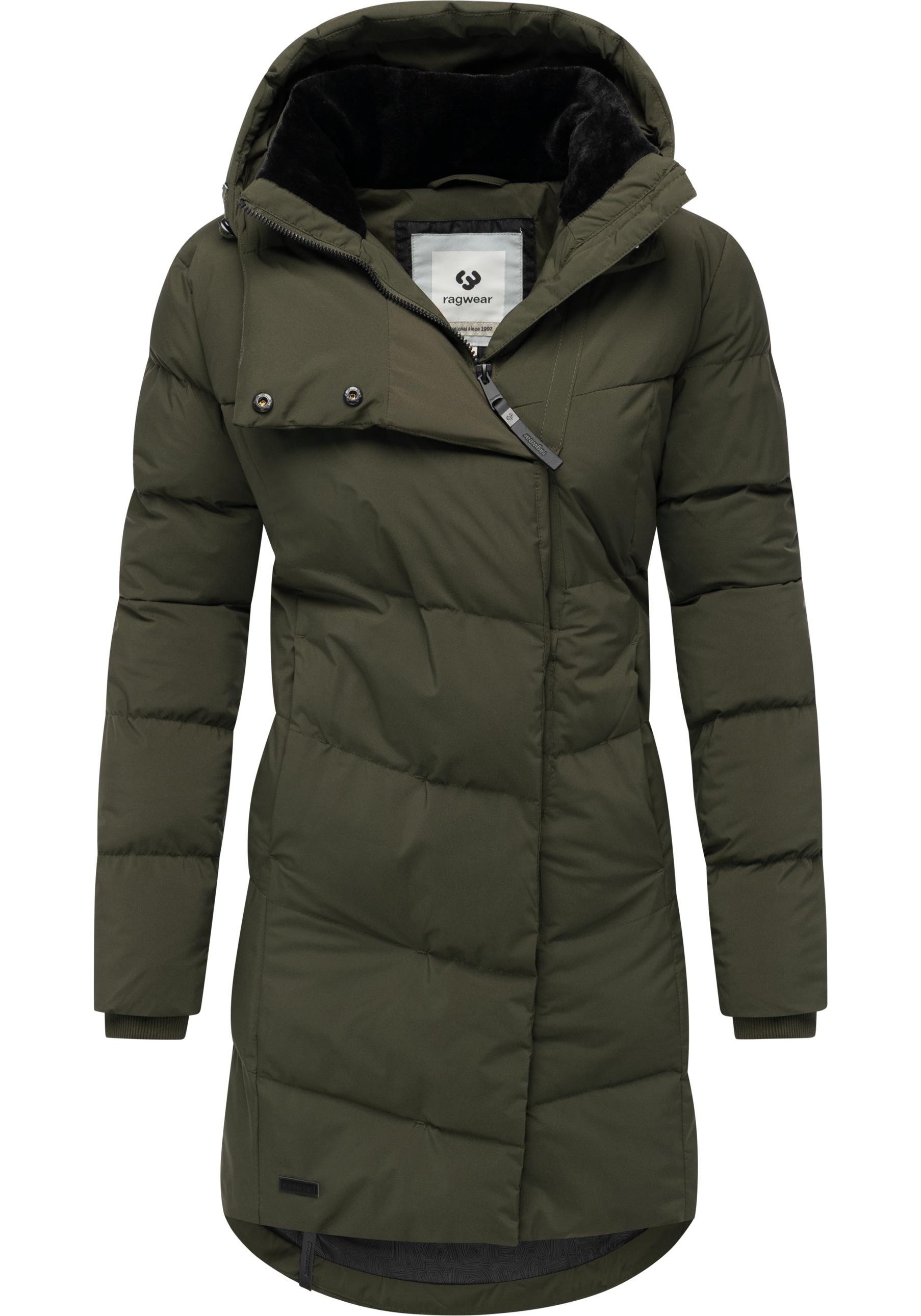 Ragwear Wintermantel »Pavla Soft YOUMODO«, Wasserdichter Steppmantel mit Fleecekragen