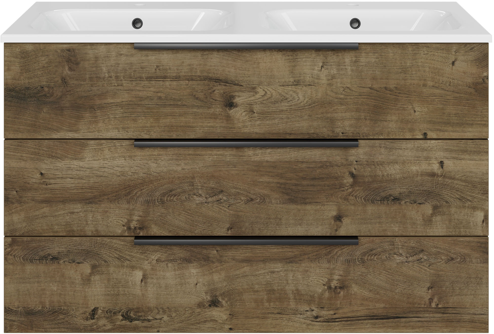 Saphir Badmöbel-Set »Mineralmarmor-Waschtisch mit Waschtischunterschrank« 2 Stk. tlg.