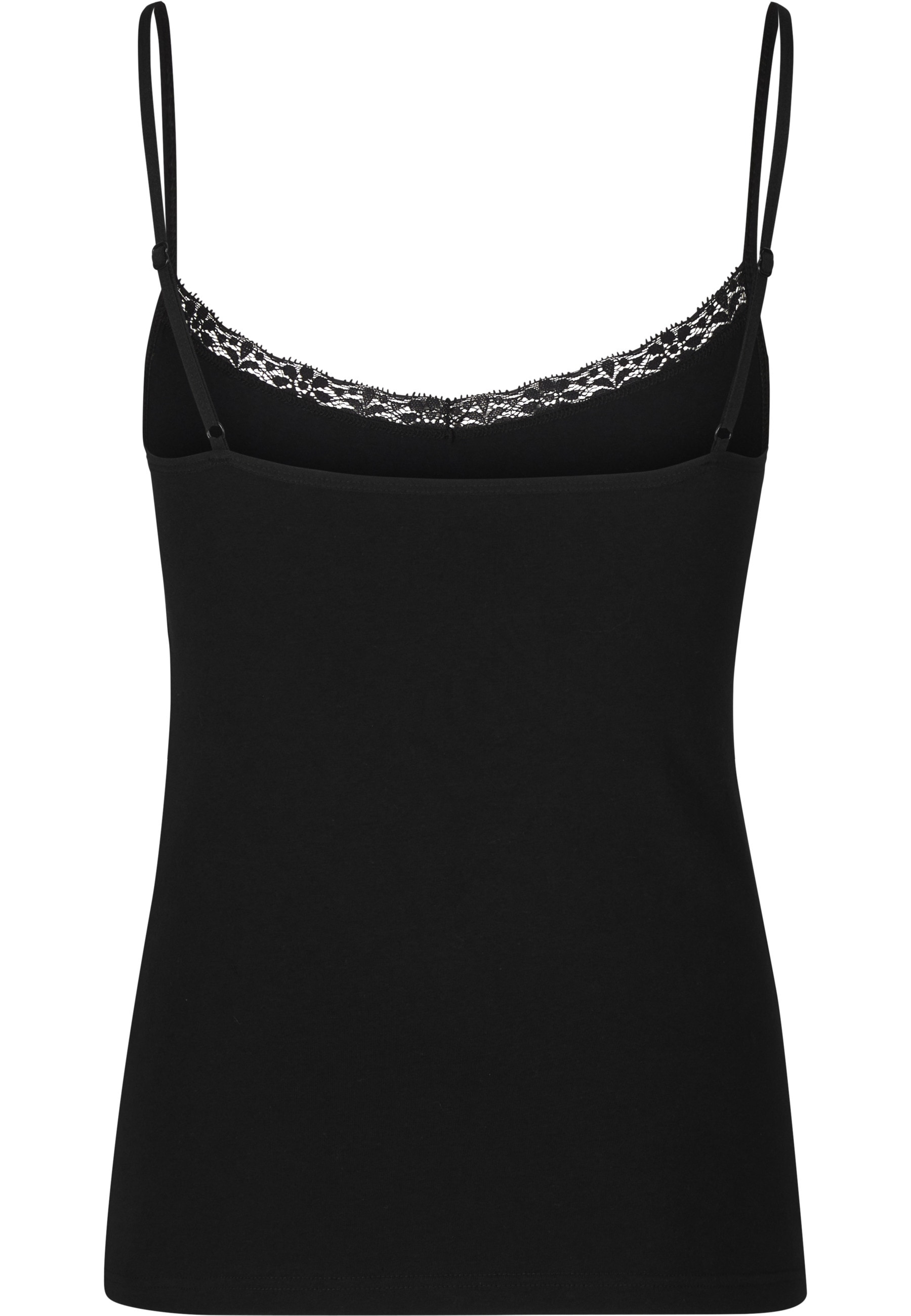 URBAN CLASSICS Muskelshirt »Urban Classics Ladies Basic Tank Top Cotton Lace 2-Pack« 1 Stk.